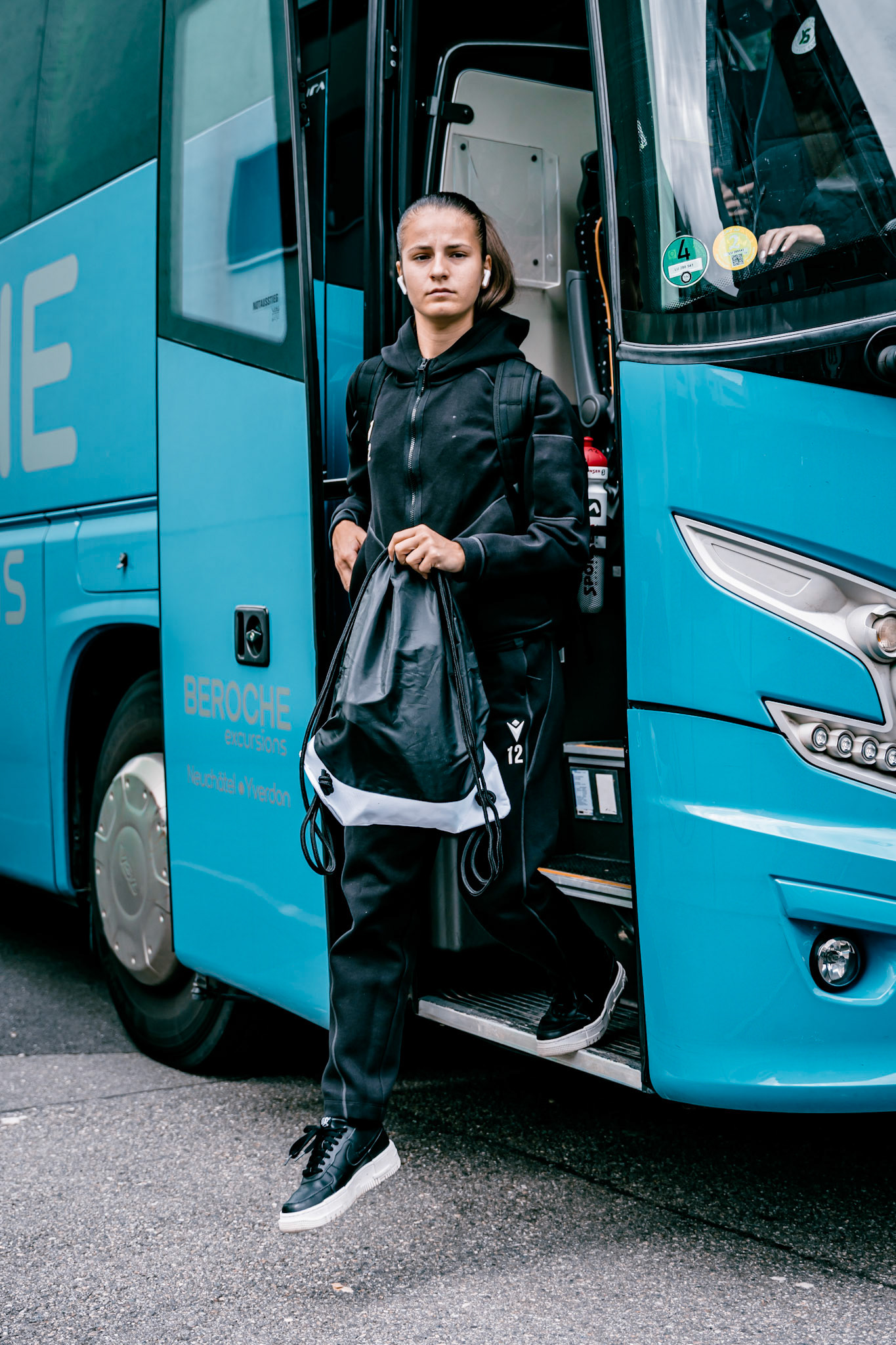 Match de championnat LNB (féminine) opposant l’Etoile Carouge FC à Yverdon Sport FC au Stade de la Fontenette à Carouge. (Christian António/LibsVisuals.com)