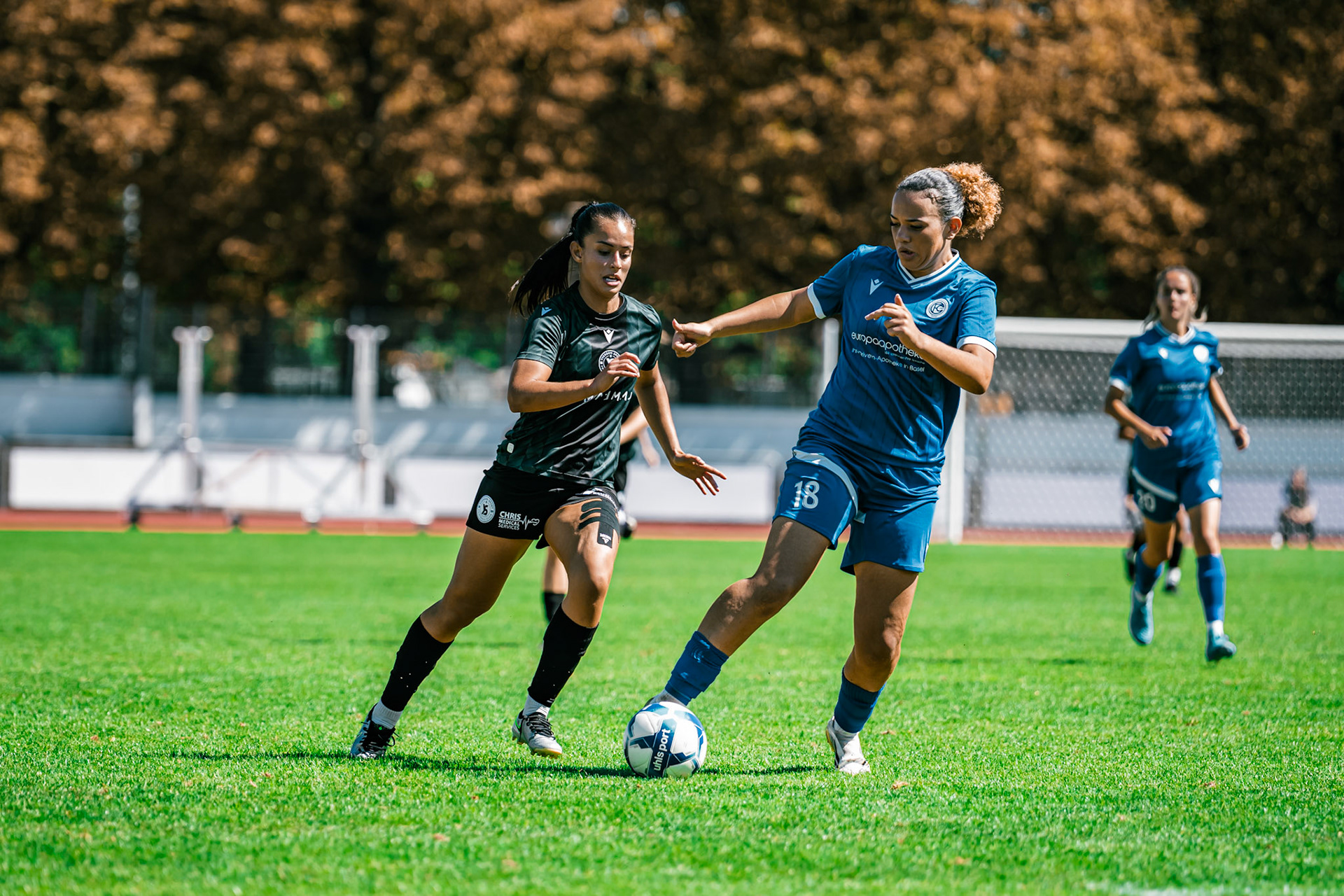 Match AXA Women’s Cup opposant FC Concordia Basel - Yverdon Sport FC au Sportanlagen St. Jakob. (Christian António/LibsVisuals.com)