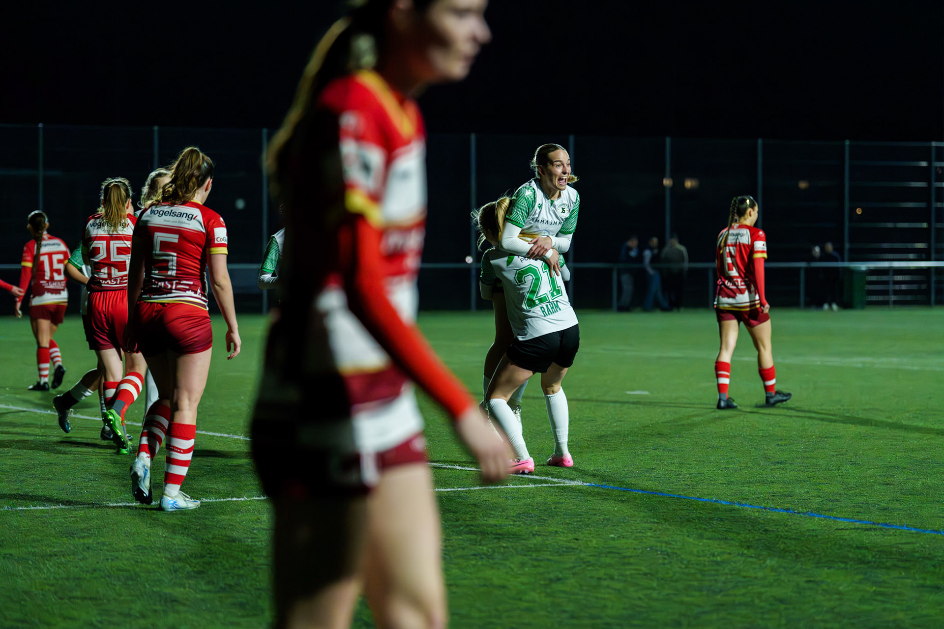 FC Solothurn Frauen et Yverdon Sport FC au Stadion FC Solothurn. (Christian António/LibsVisuals.com)