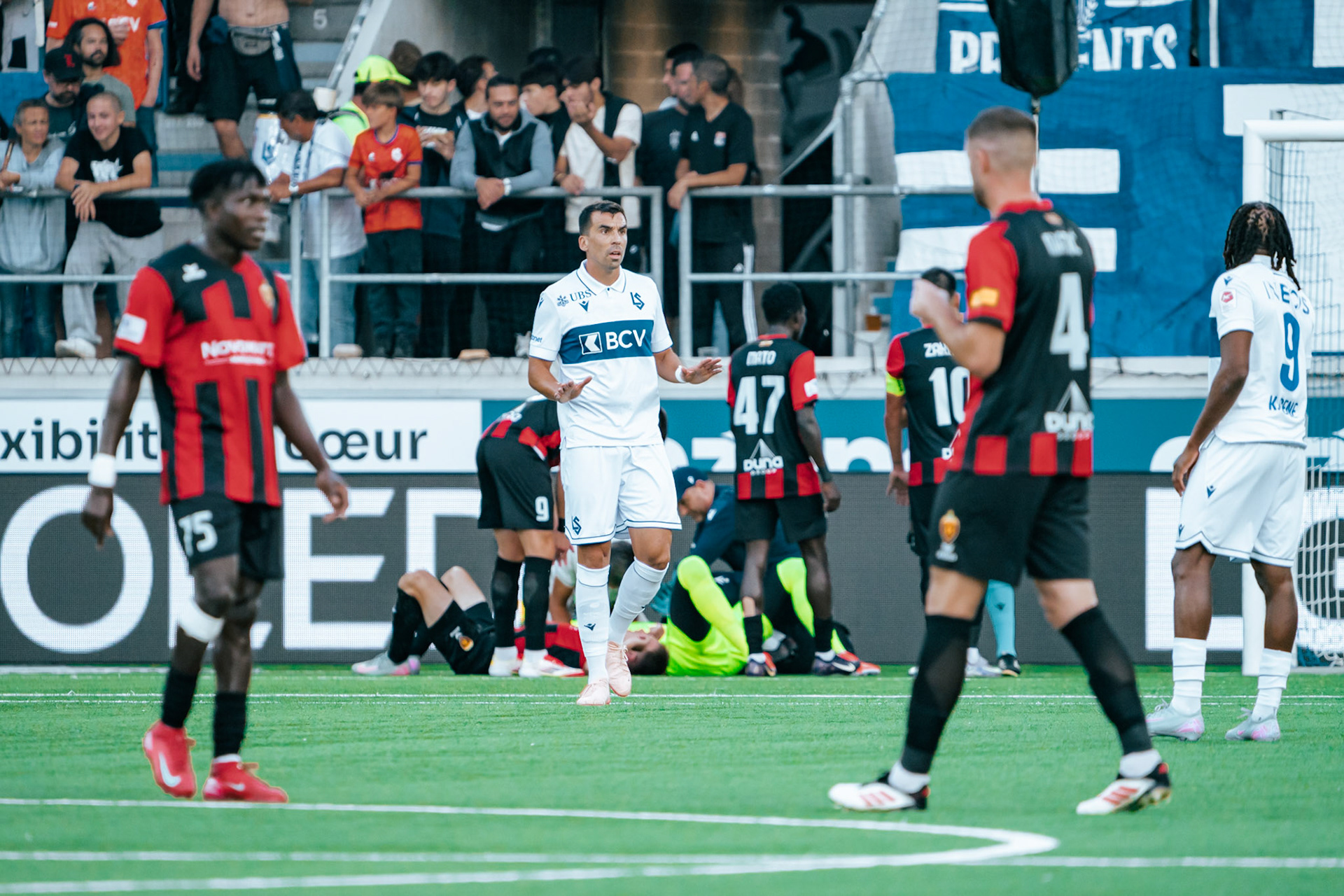 Lausanne-Sport - Vardar Skopje au Stade de la Tuilière. (Christian António/LibsVisuals.com)