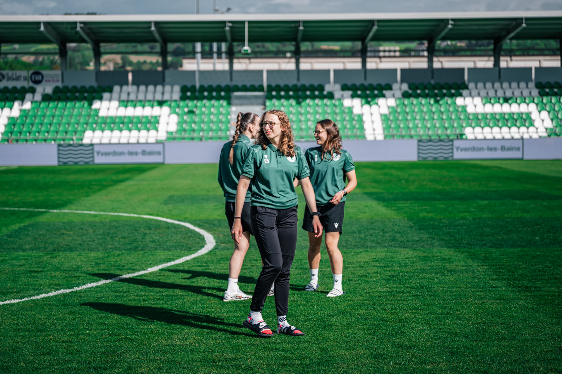 Yverdon Sport FC et FC Rapperswil-Jona au Stade Municipal. (Christian António/LibsVisuals.com)