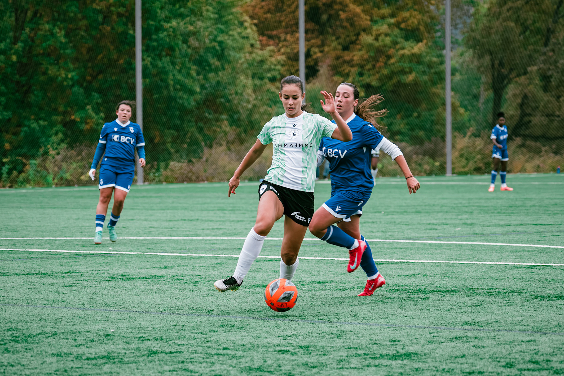 Match AXA Women’s Cup (1/16 de finale) opposant FC Lausanne-Sport et Yverdon Sport FC au Centre sportif de la Tuilière. (Christian António/LibsVisuals.com)