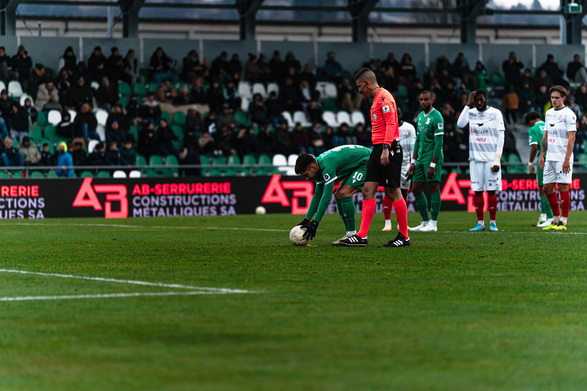 Yverdon Sport FC et FC Winterthur au Stade Municipal. (Christian António/LibsVisuals.com)