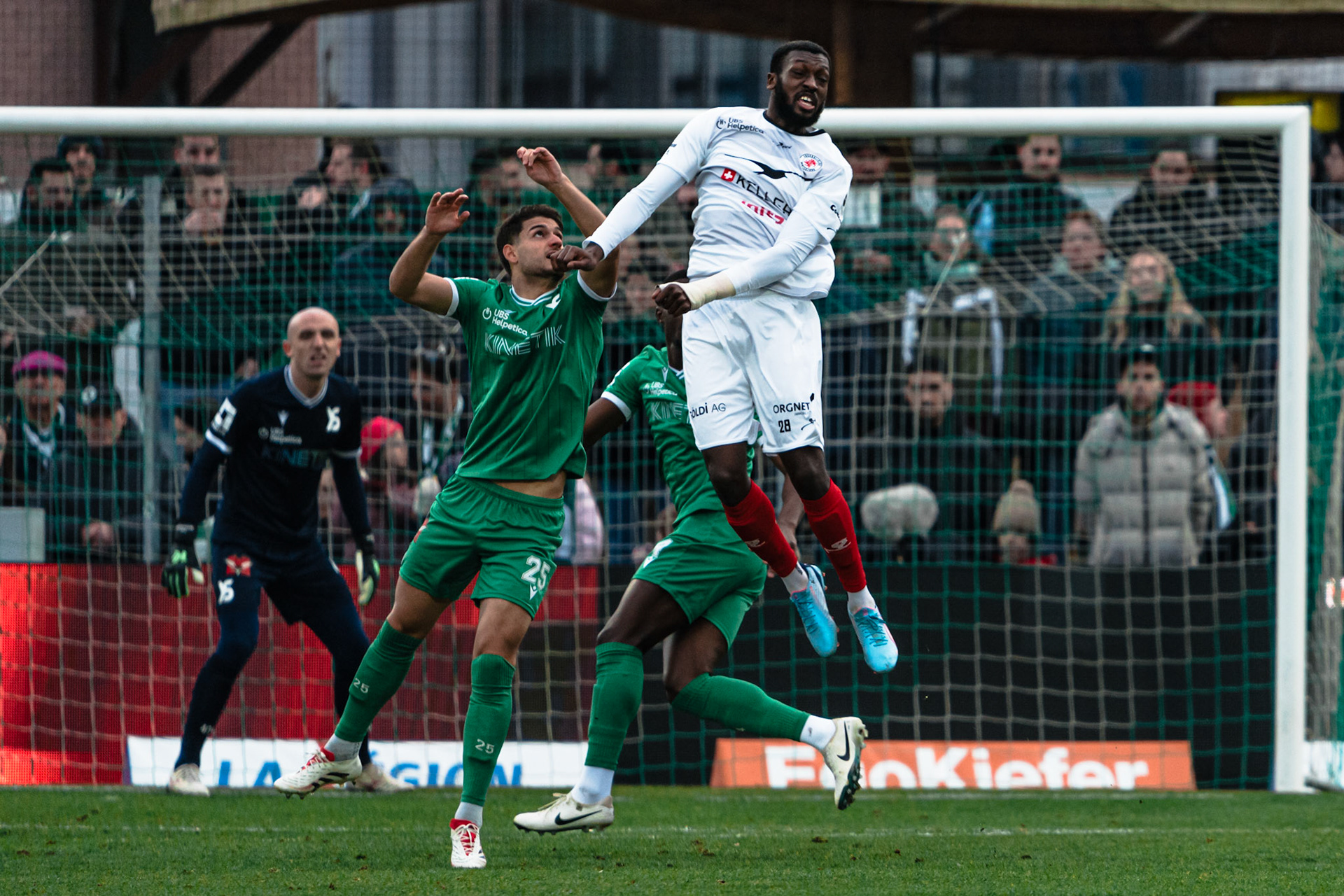 Yverdon Sport FC et FC Winterthur au Stade Municipal. (Christian António/LibsVisuals.com)