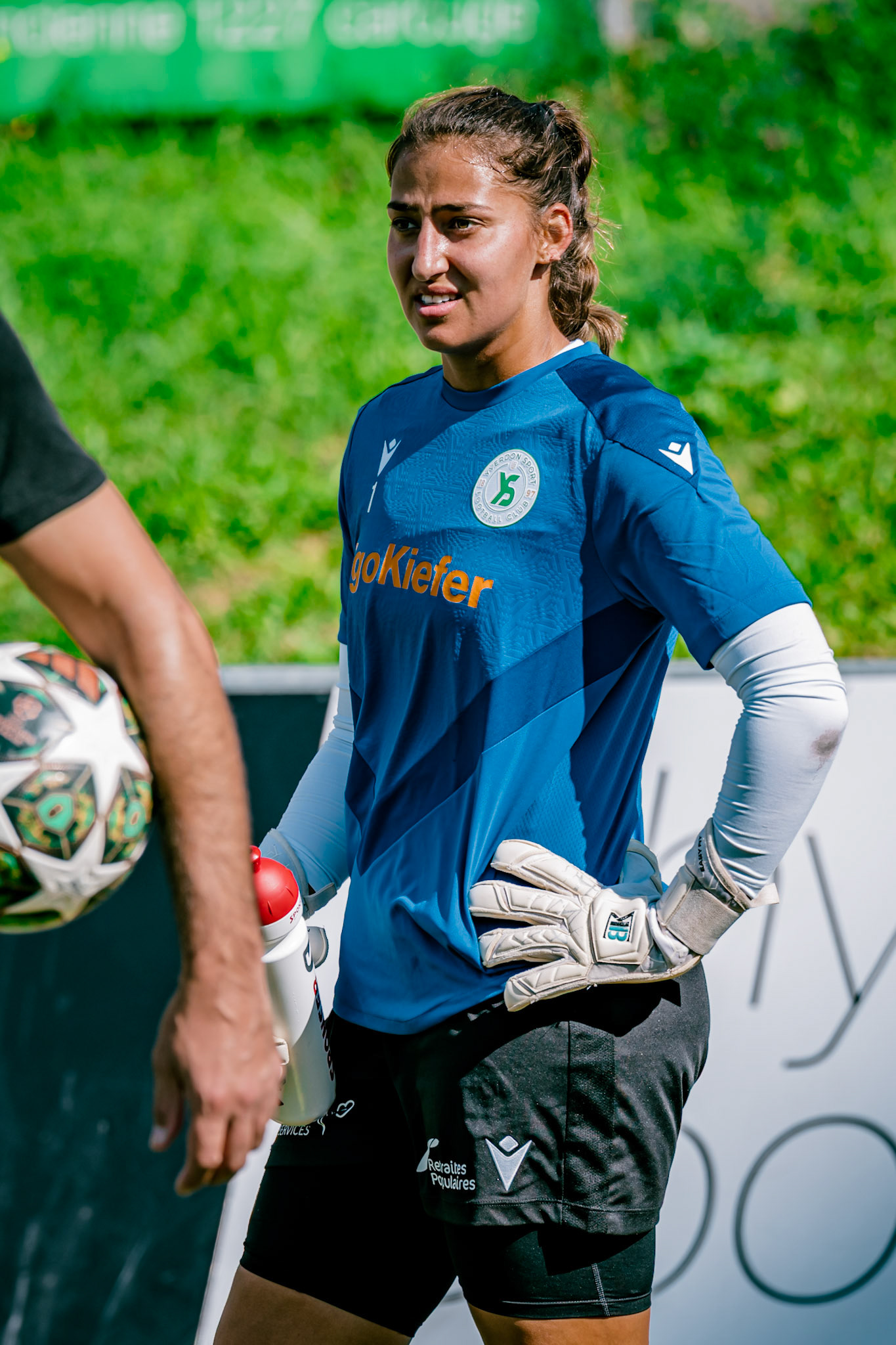 Match de championnat LNB (féminine) opposant l’Etoile Carouge FC à Yverdon Sport FC au Stade de la Fontenette à Carouge. (Christian António/LibsVisuals.com)