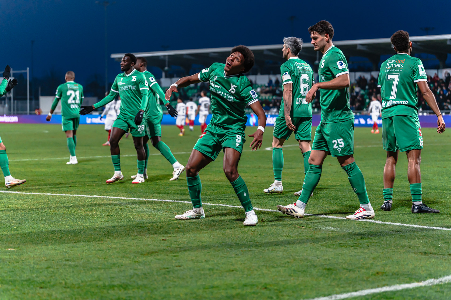 Yverdon Sport FC et FC Winterthur au Stade Municipal. (Christian António/LibsVisuals.com)