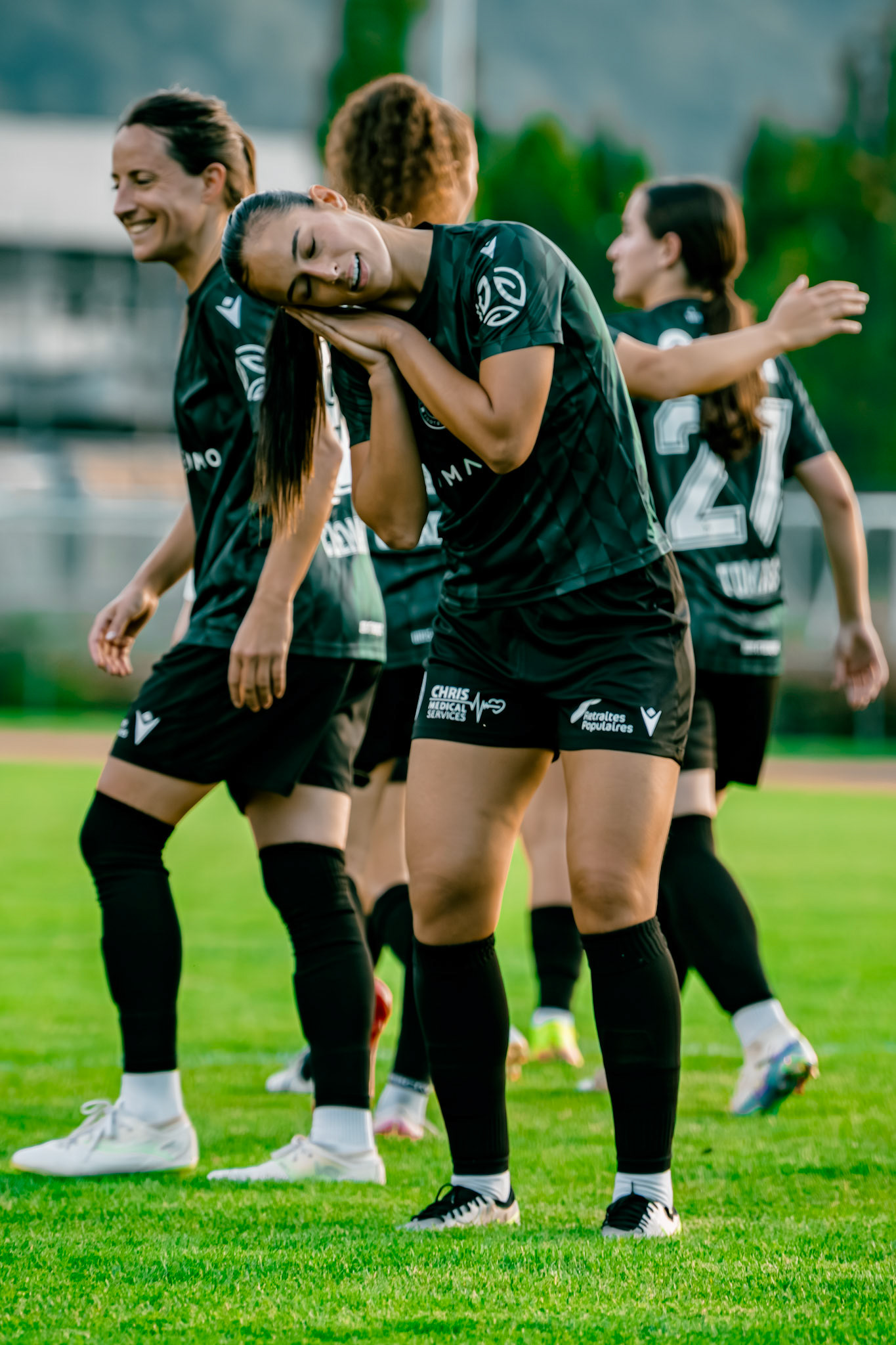 Match de championnat LNB (féminine) opposant le FC Sion Féminin à Yverdon Sport FC à l’Ancien Stand, Sion. (Christian António/LibsVisuals.com)