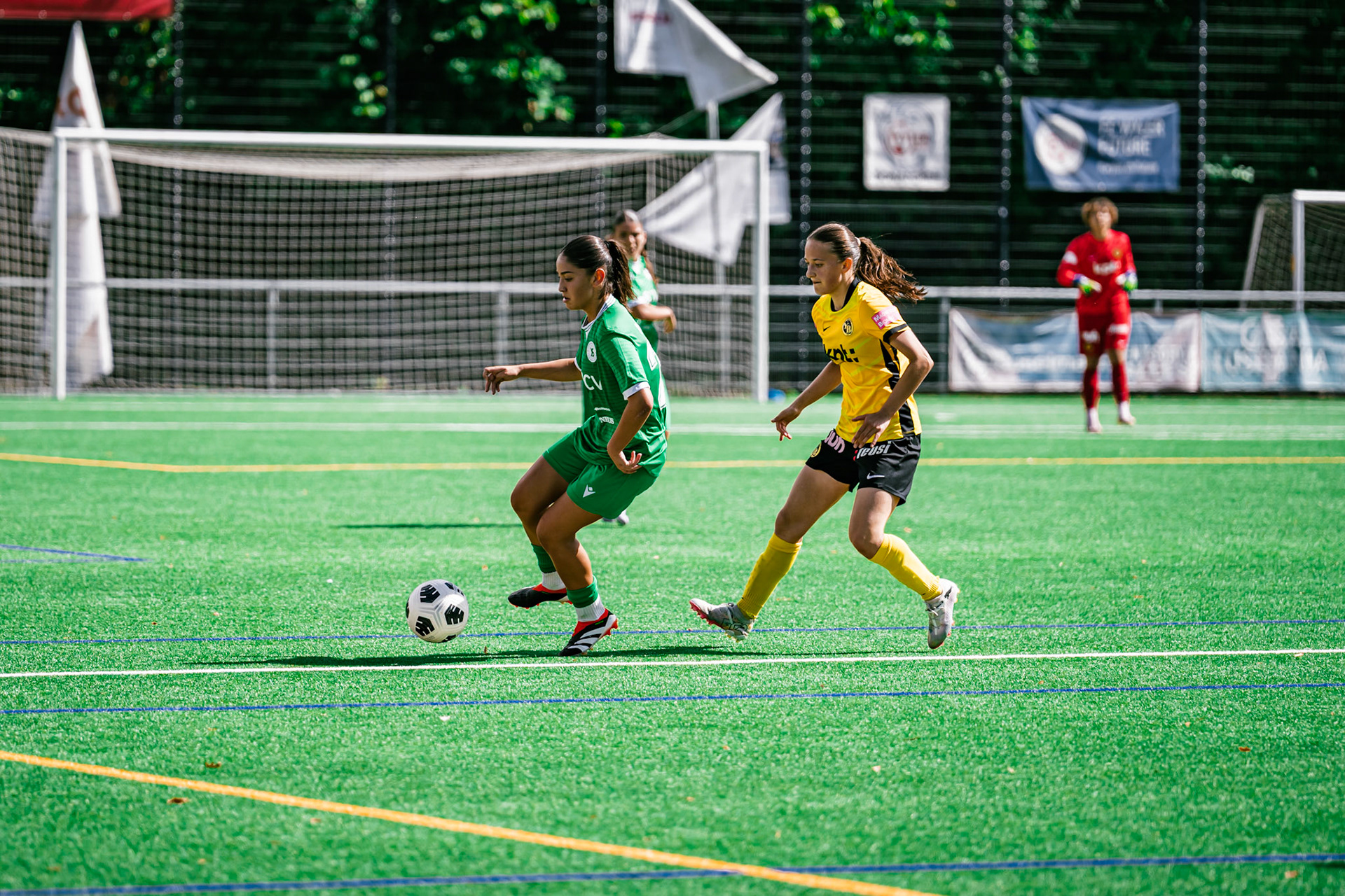 Match championnat opposant BSC YB Frauen U-20 - Yverdon Sport U-20 au Sportplatz Wyler. (Christian António/LibsVisuals.com)