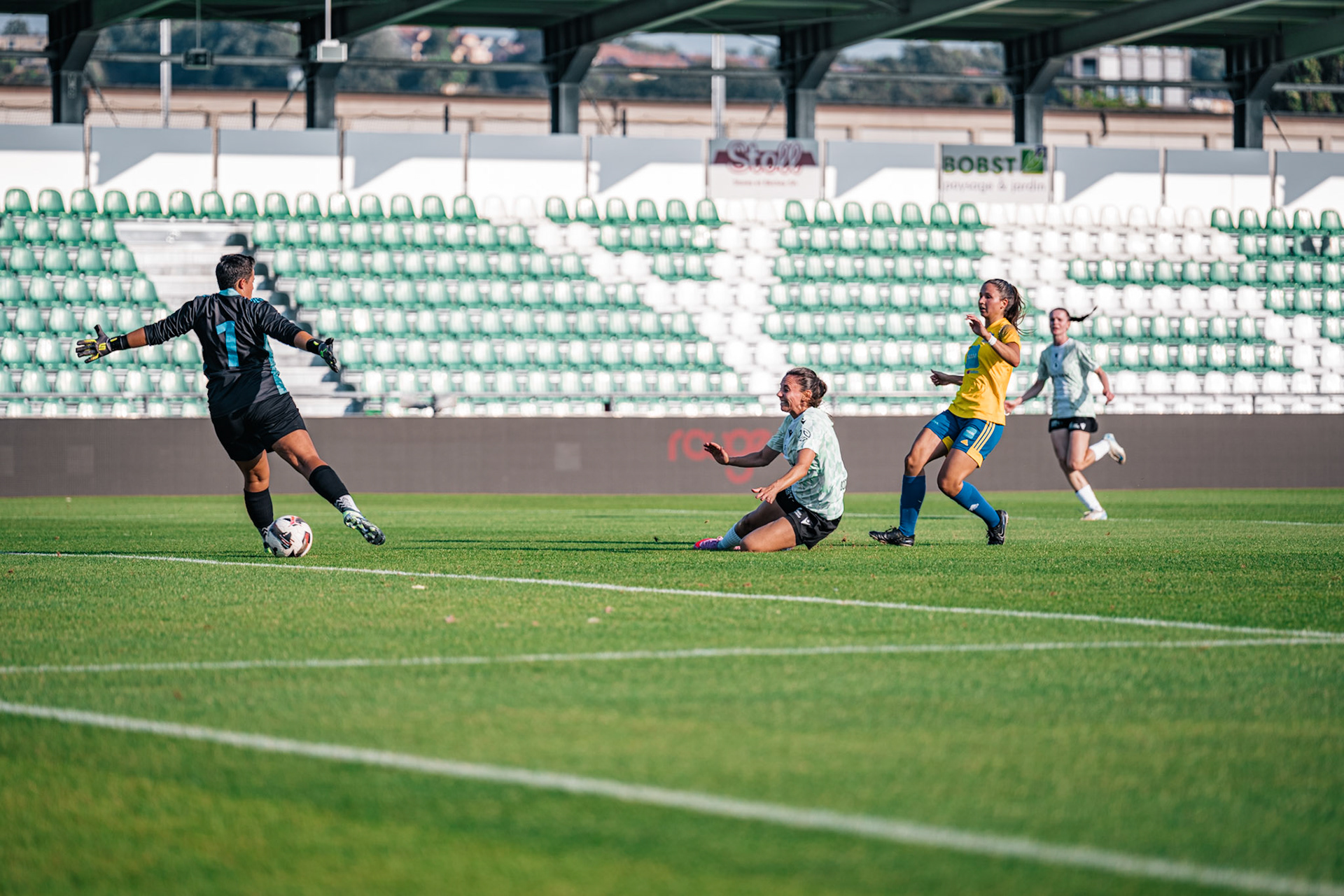 Match championnat opposant Yverdon Sport – FC Wädenswil au Stade Municipal. (Christian António/LibsVisuals.com)