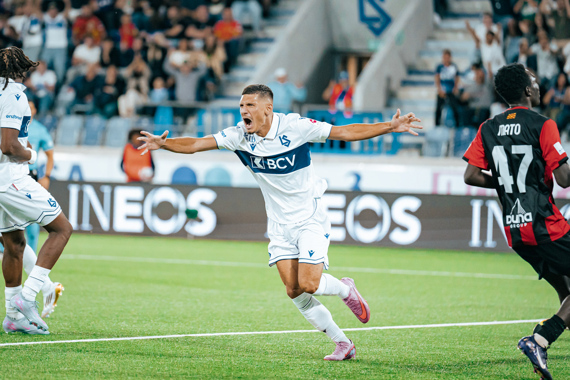 Lausanne-Sport - Vardar Skopje au Stade de la Tuilière. (Christian António/LibsVisuals.com)