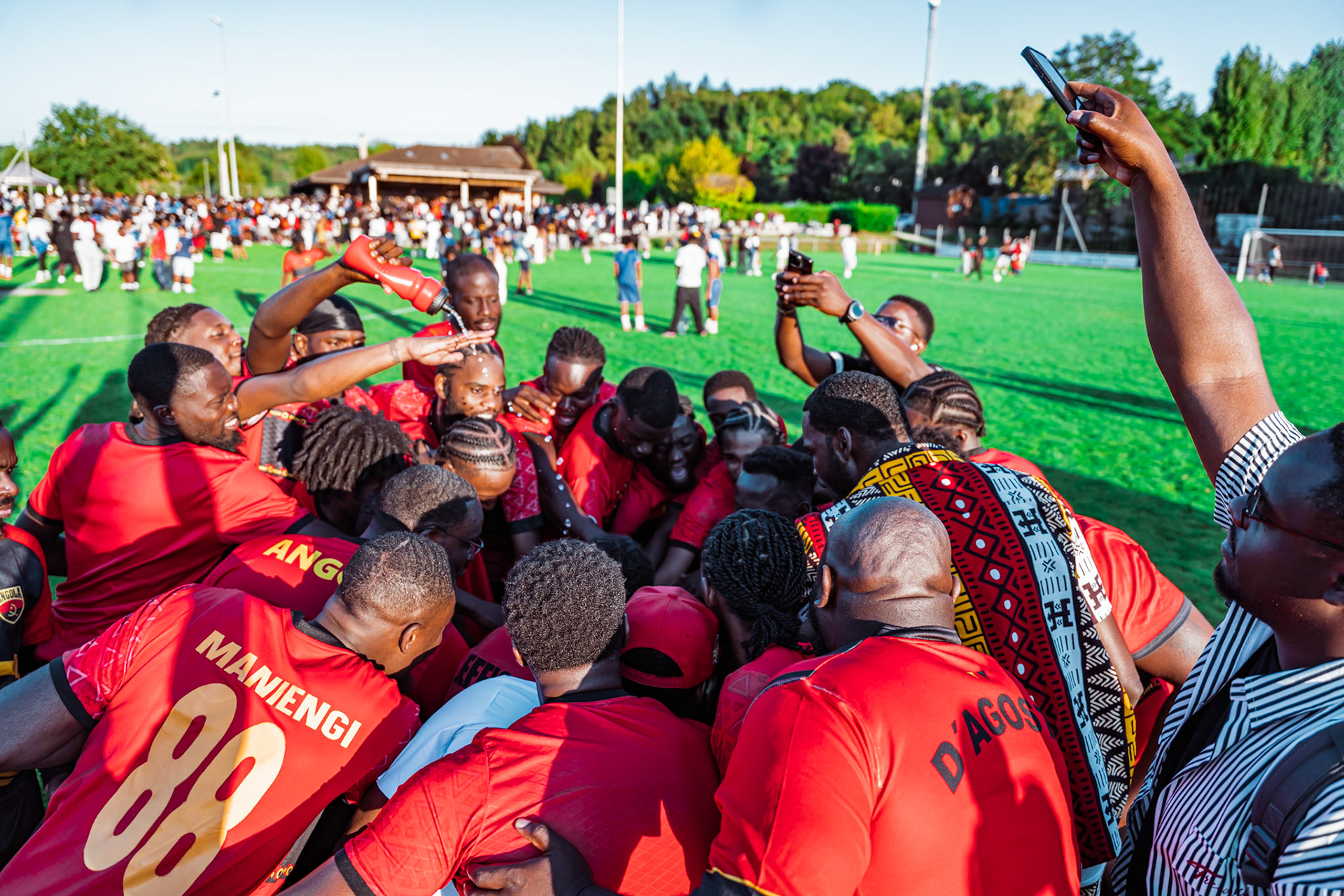 Match amical opposant l’Angola et le Cap-Vert (CanFribourg) au Terrain Communal de Corminboeuf. (Christian António/LibsVisuals.com)