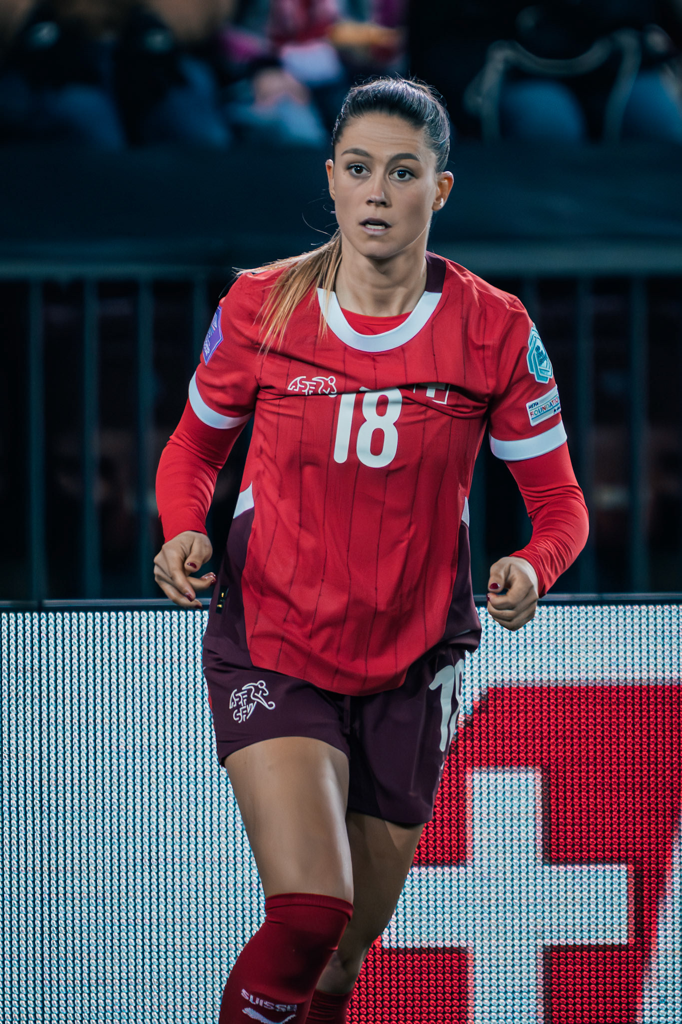 UEFA Women's Nations League Suisse - Islande au Stadion Letzigrund. (Christian António/LibsVisuals.com)