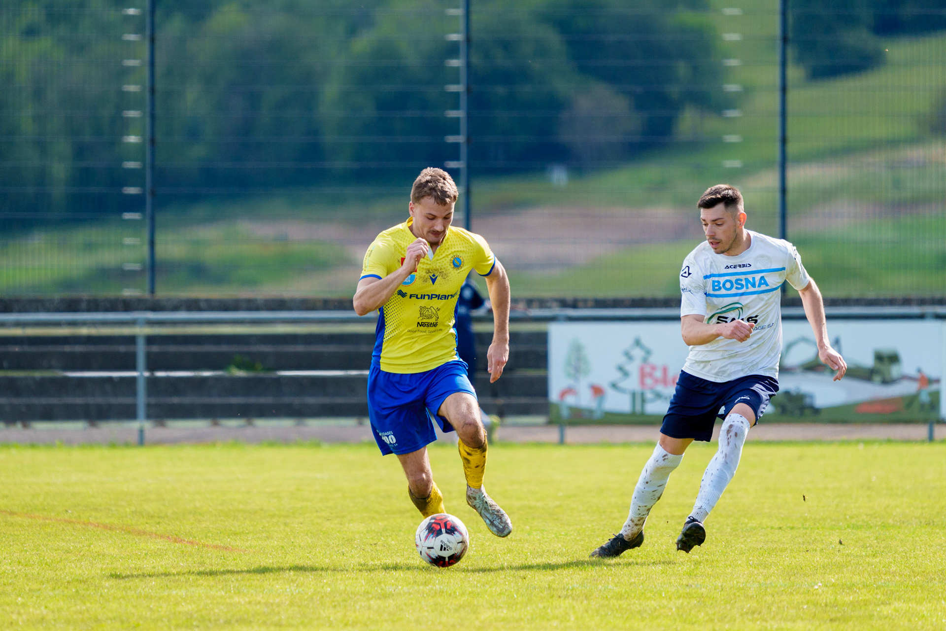 Match 2ème Ligue FC Bosna Yverdon - FC Vevey Sport II au Stade Sous-Ville à Baulmes