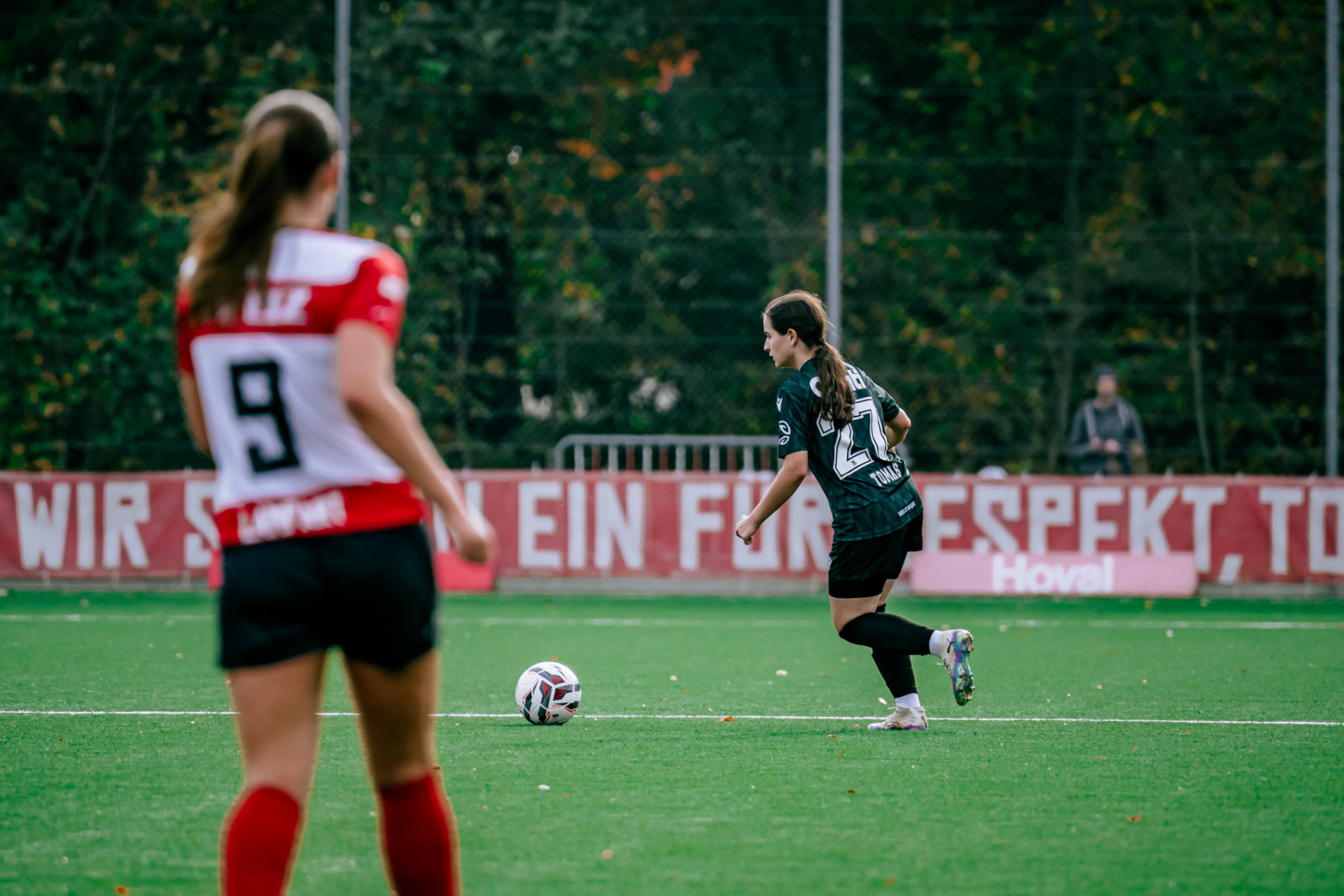 Match de championnat LNB Féminine opposant le FC Winterthur et Yverdon Sport FC au Schützenwiese, Winterthur. (Christian António/LibsVisuals.com)