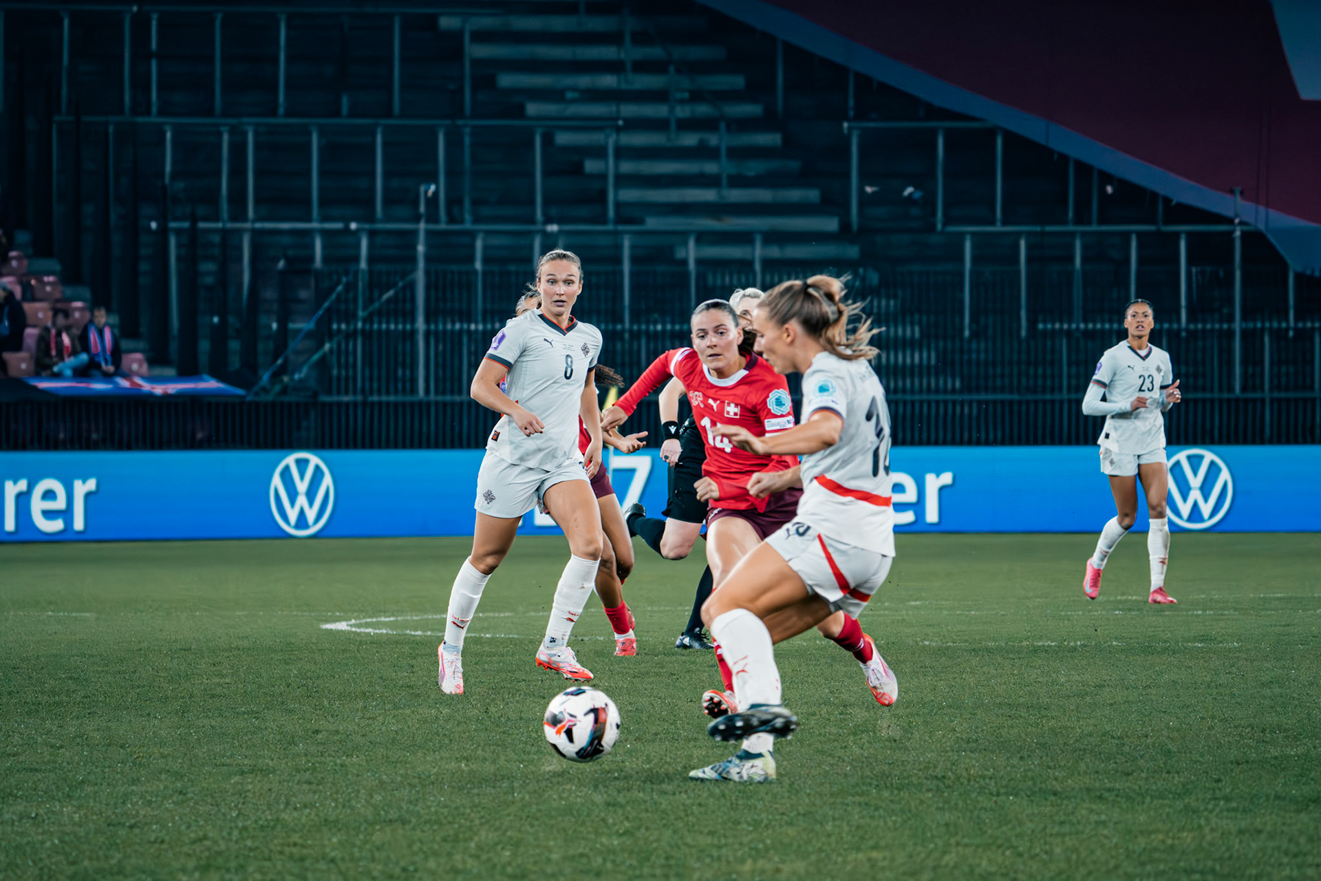 UEFA Women's Nations League Suisse - Islande au Stadion Letzigrund. (Christian António/LibsVisuals.com)