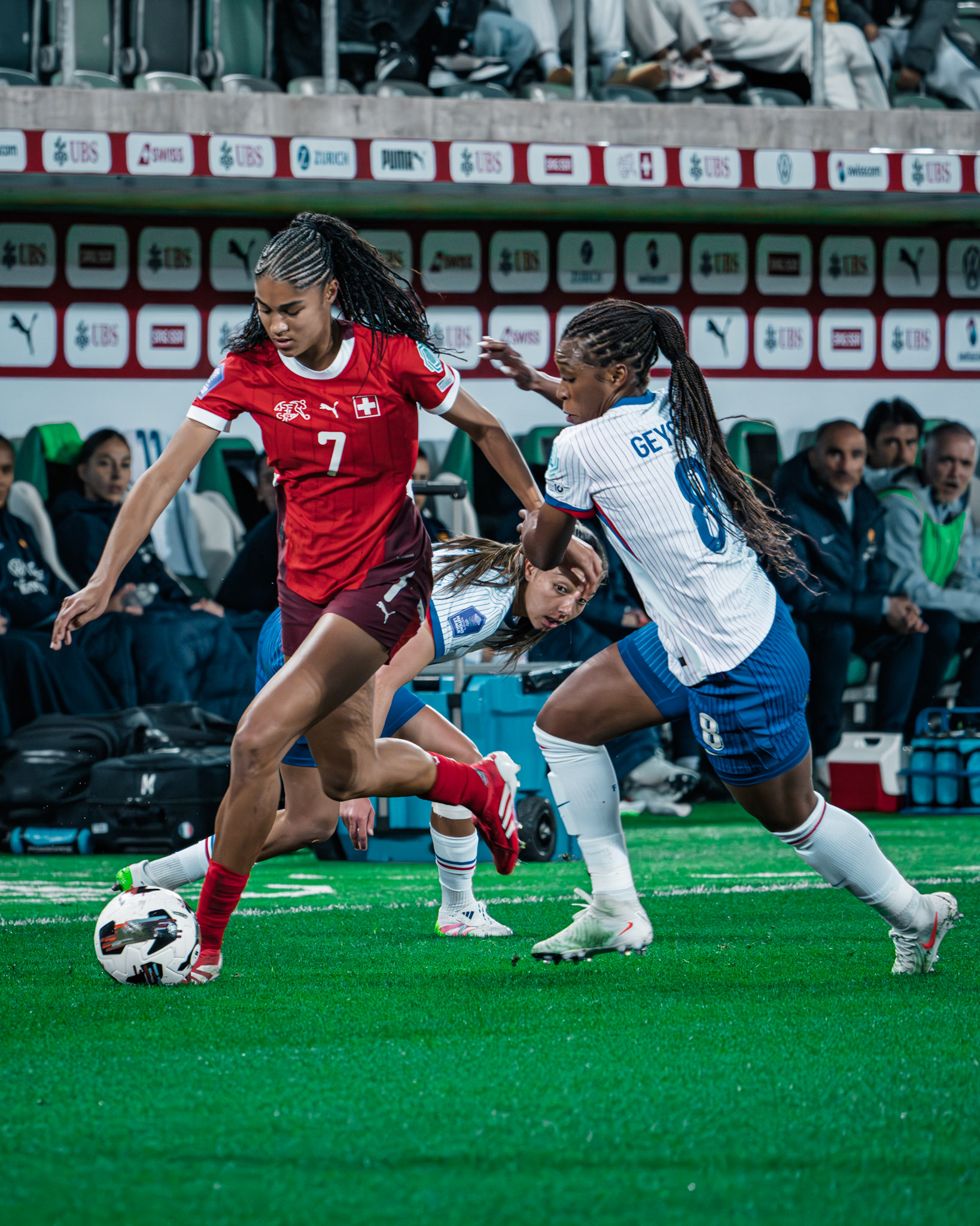 UEFA Women’s Nations League Suisse - France au Kybunpark. (Christian António/LibsVisuals.com)
