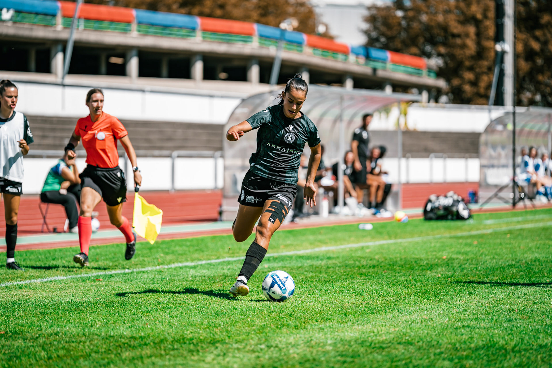 Match AXA Women’s Cup opposant FC Concordia Basel - Yverdon Sport FC au Sportanlagen St. Jakob. (Christian António/LibsVisuals.com)