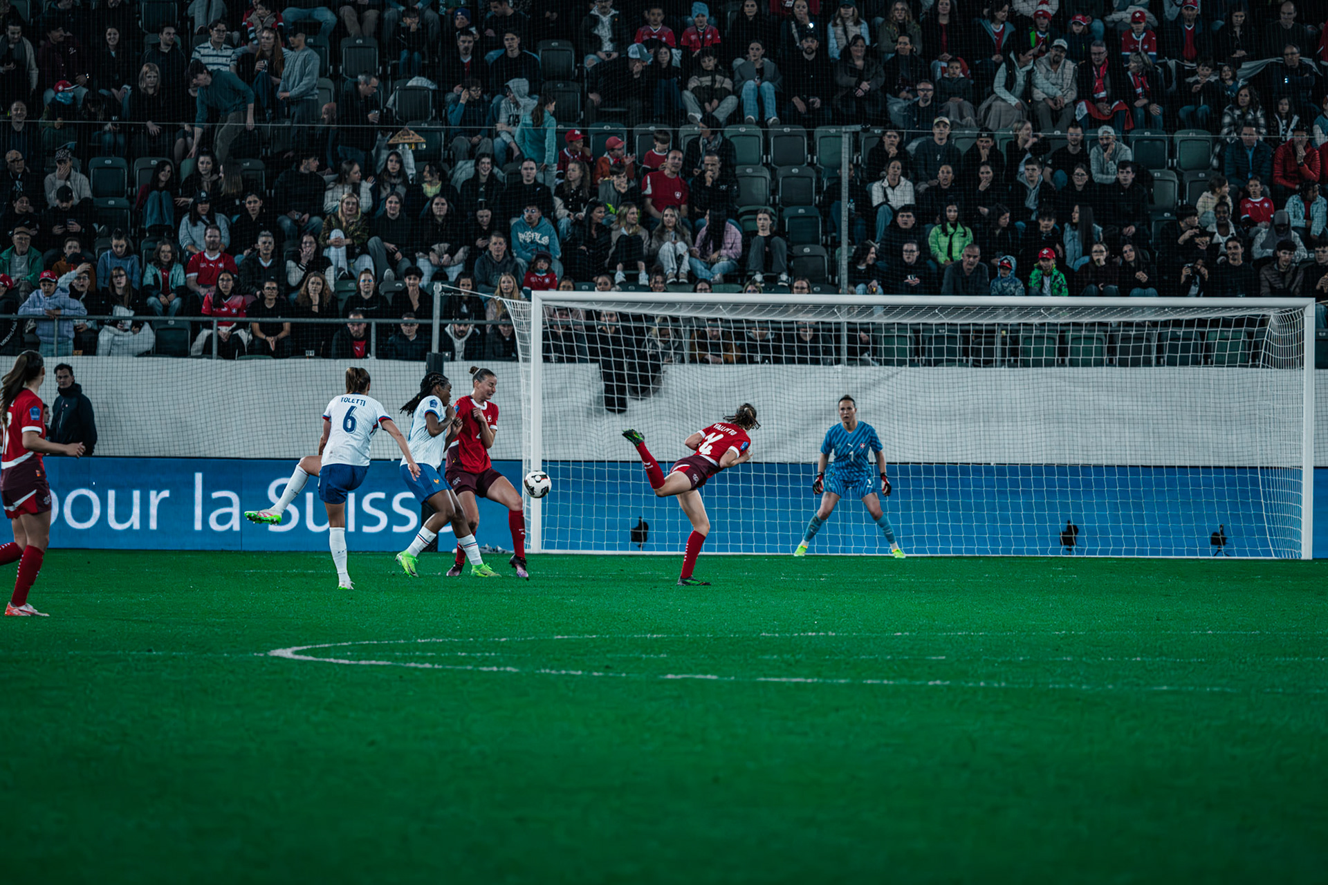 UEFA Women’s Nations League Suisse - France au Kybunpark. (Christian António/LibsVisuals.com)