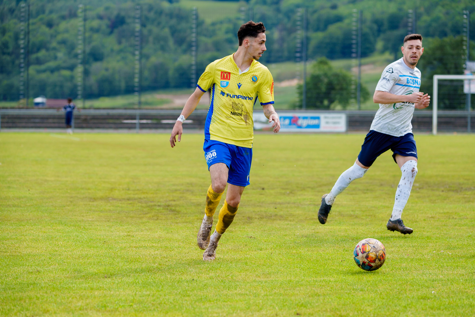 Match 2ème Ligue FC Bosna Yverdon - FC Vevey Sport II au Stade Sous-Ville à Baulmes