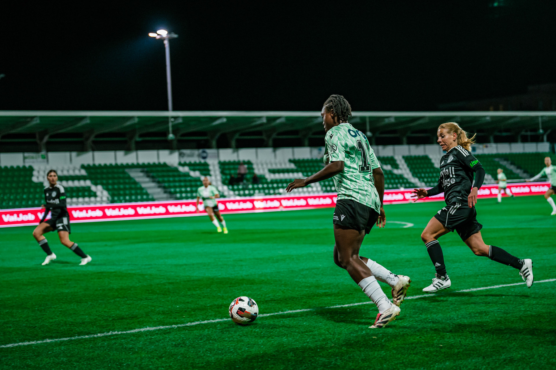 Match de championnat LNB (féminine) opposant Yverdon Sport FC et FC Wil 1900 au Stade Municipal, Yverdon. (Christian António/LibsVisuals.com)