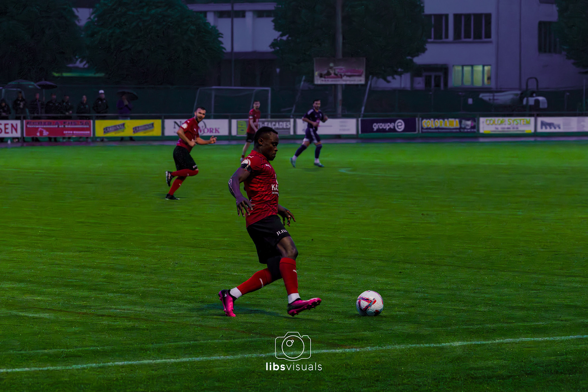 Match de barrage - Promotion 3ème ligue FC Iliria Payerne - FC Champvent au Stade Municipal à Payerne