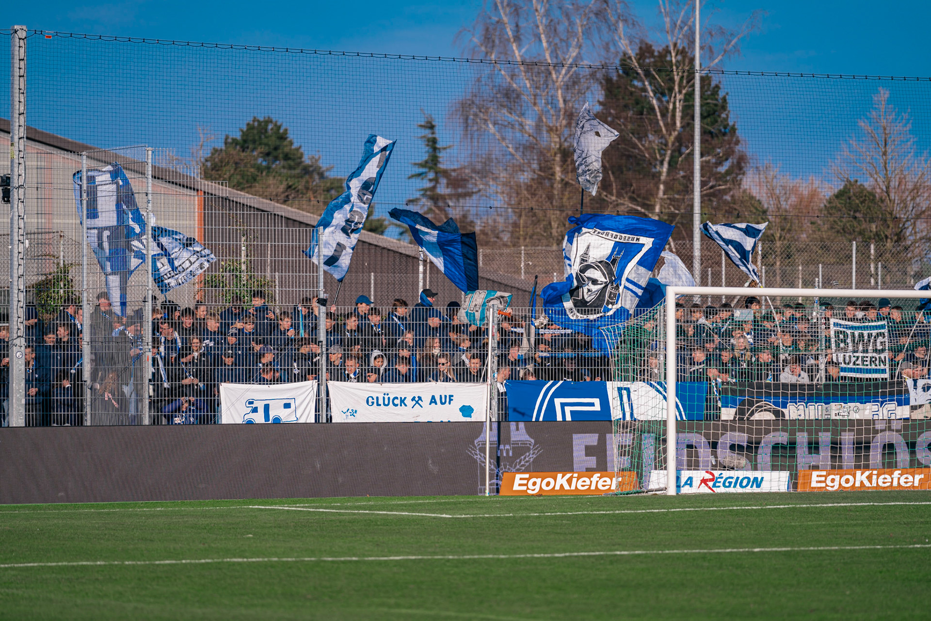 Yverdon Sport FC et FC Luzern au Stade Municipal. (Christian António/LibsVisuals.com)