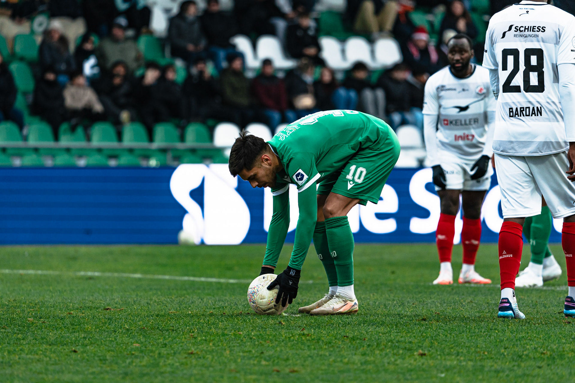 Yverdon Sport FC et FC Winterthur au Stade Municipal. (Christian António/LibsVisuals.com)