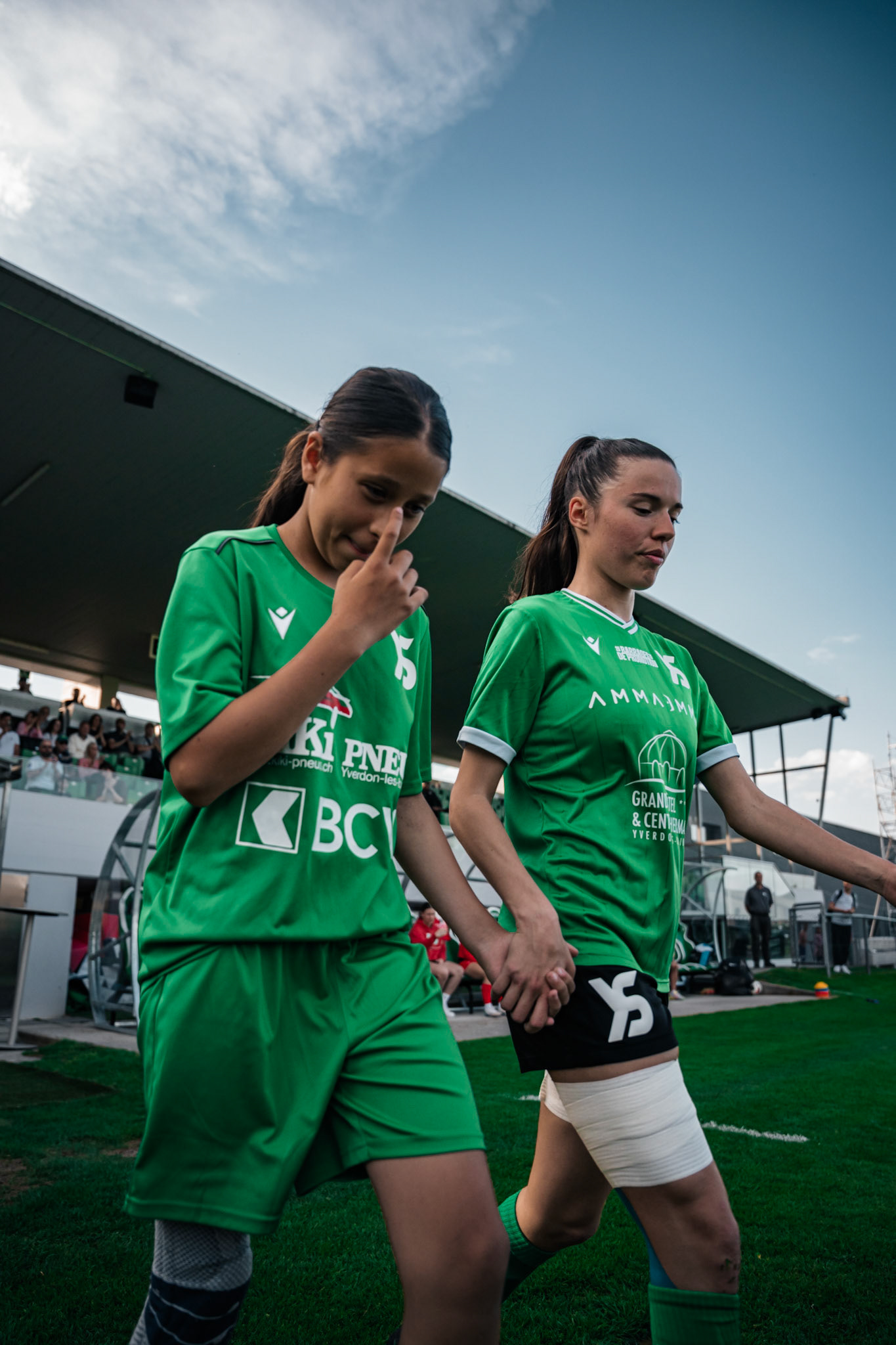 Yverdon Sport FC et FC Rapperswil-Jona au Stade Municipal. (Christian António/LibsVisuals.com)