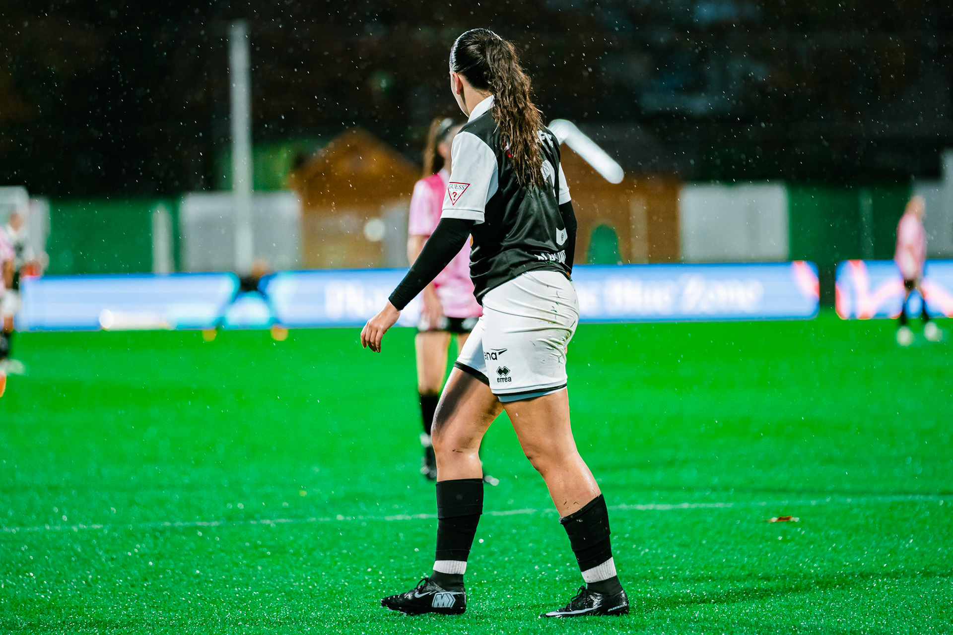 Match de championnat LNB féminine opposant Yverdon Sport FC et le FC Lugano au Stade Municipal, Yverdon-les-Bains. (Christian António / LibsVisuals.com)