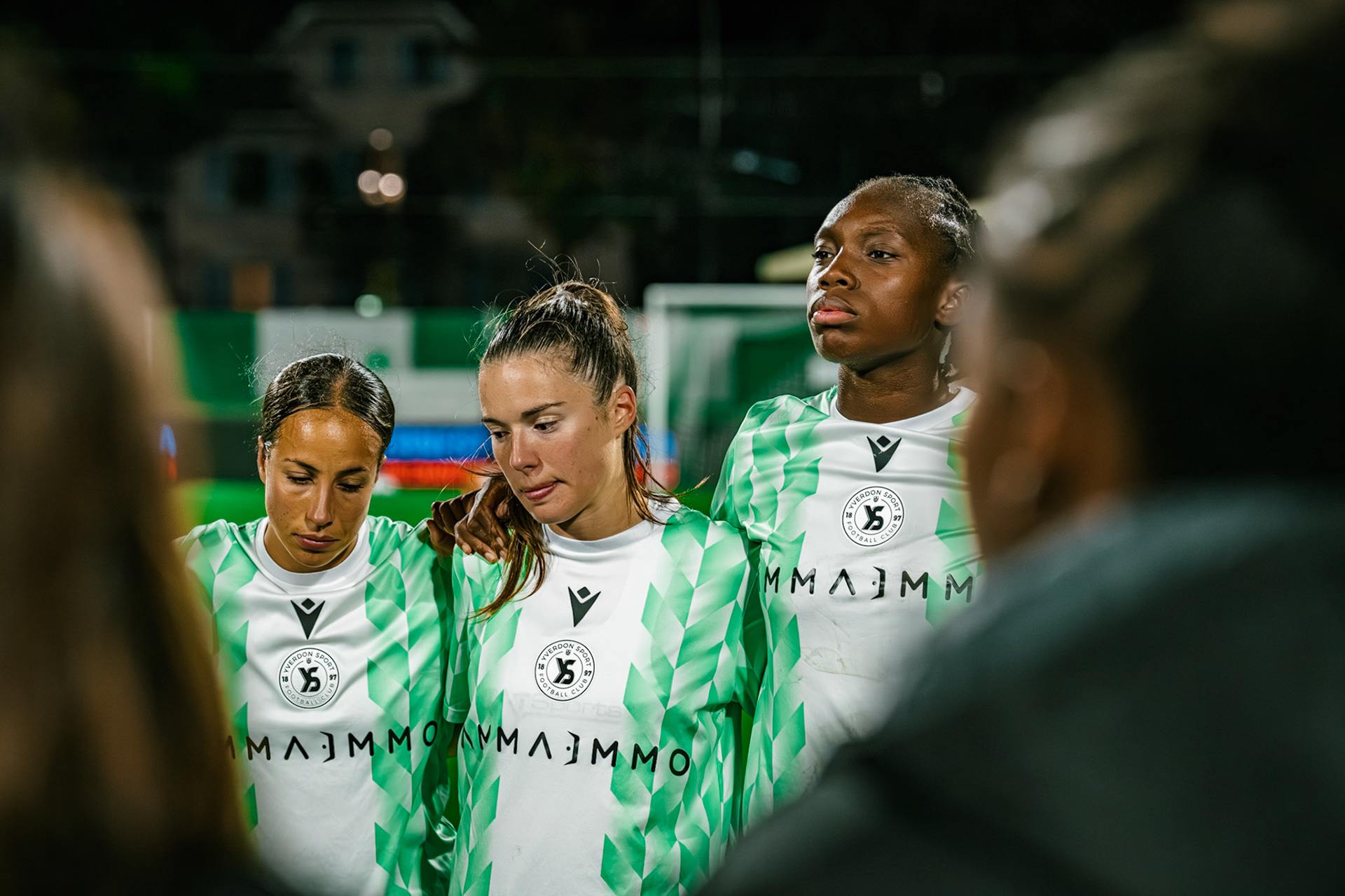 Match championnat LNB féminine opposant Yverdon Sport FC et FC Oerlikon/Polizei ZH 1 au Stade Municipal. (Christian António/LibsVisuals.com)