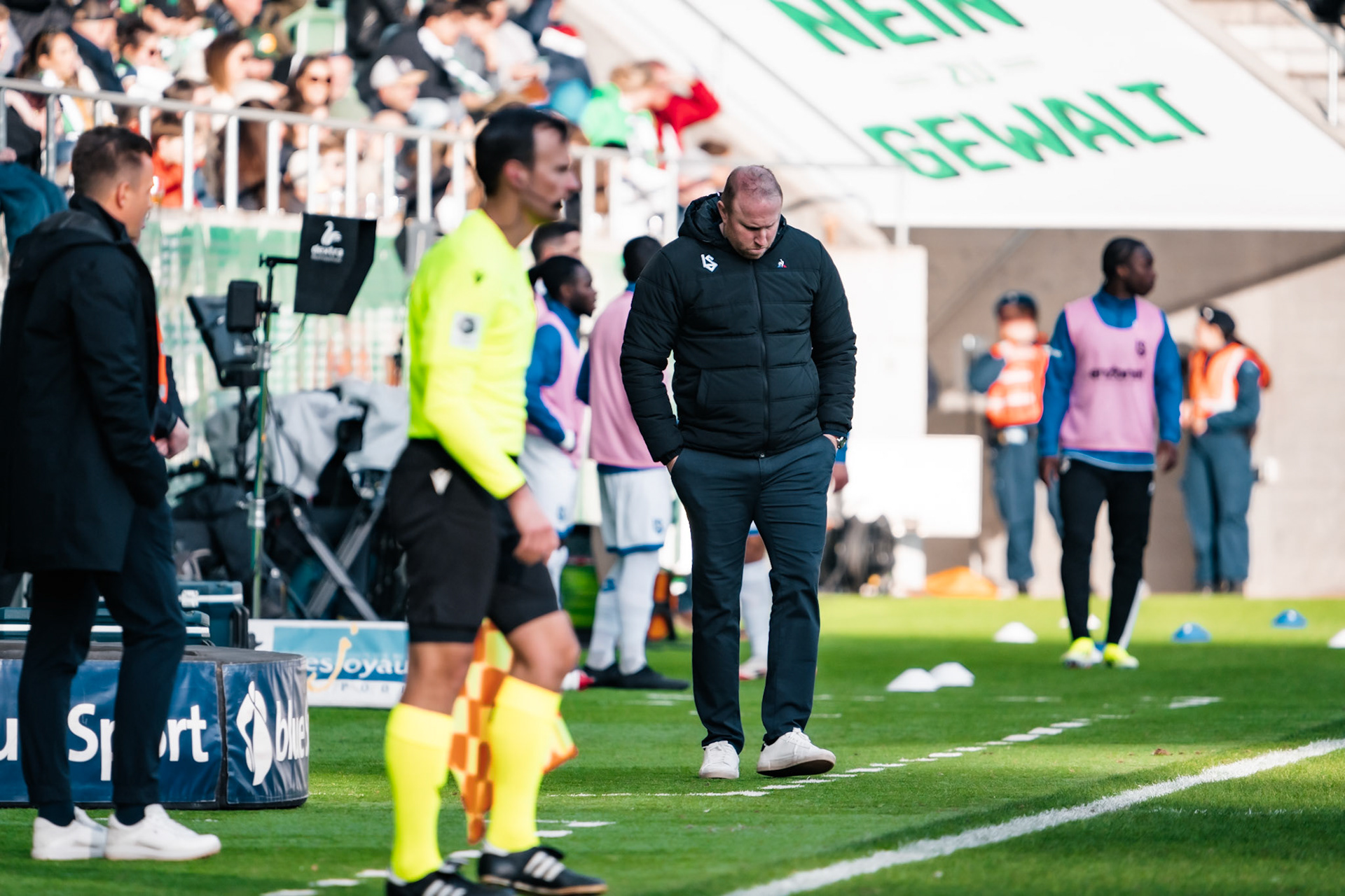 FC Saint-Gall 1879 et Lausanne-Sport FC au Kybunpark. (Christian António/LibsVisuals.com)