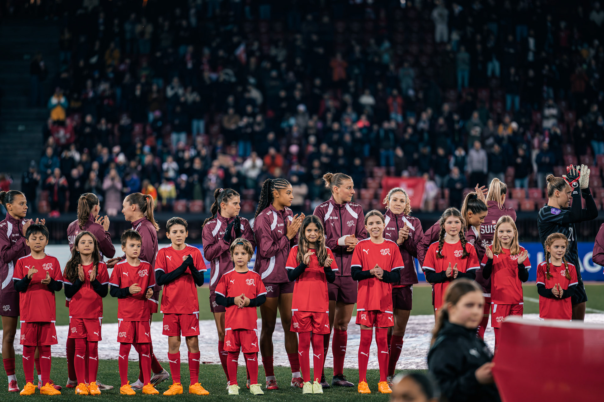 UEFA Women's Nations League Suisse - Islande au Stadion Letzigrund. (Christian António/LibsVisuals.com)