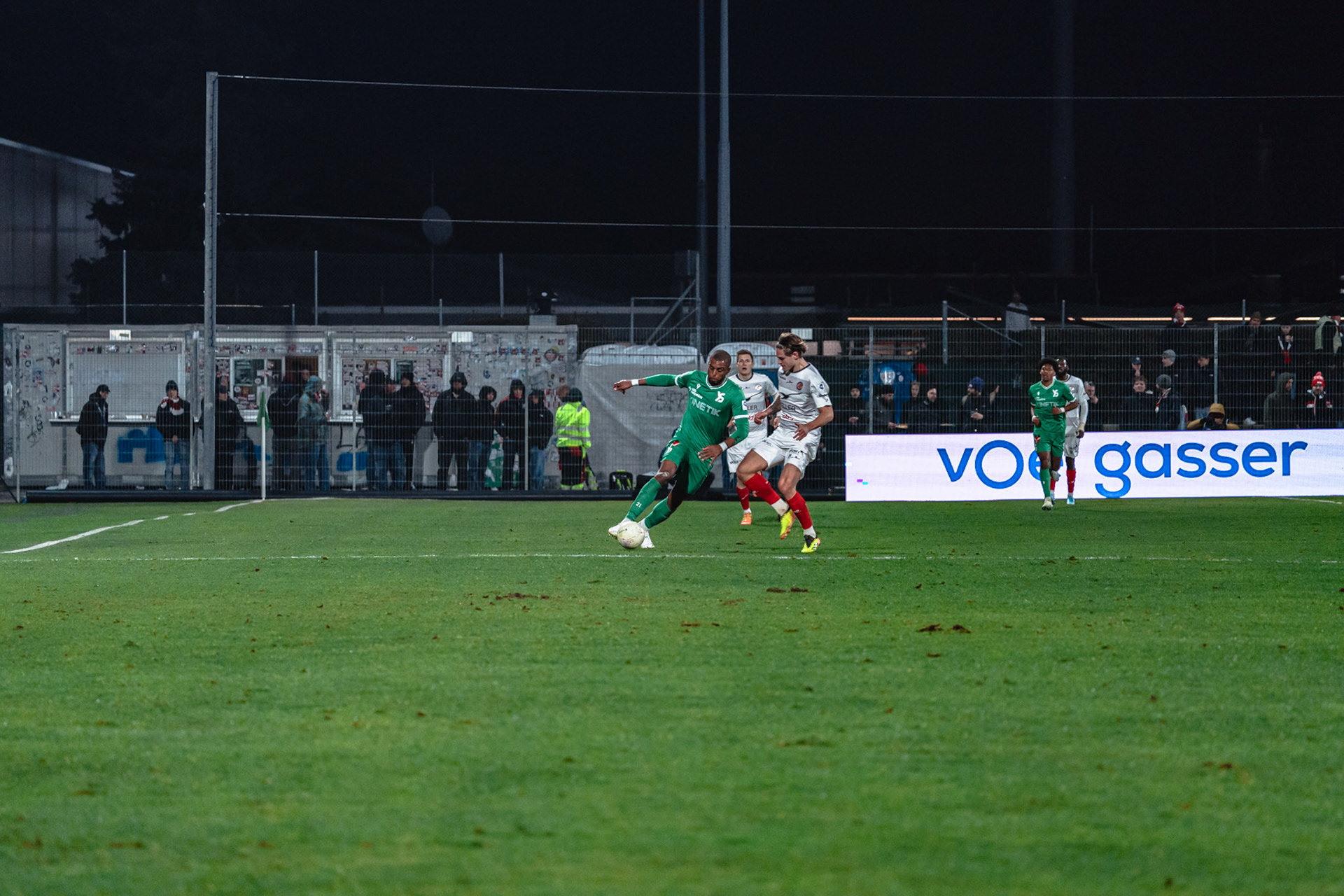 Yverdon Sport FC et FC Winterthur au Stade Municipal. (Christian António/LibsVisuals.com)