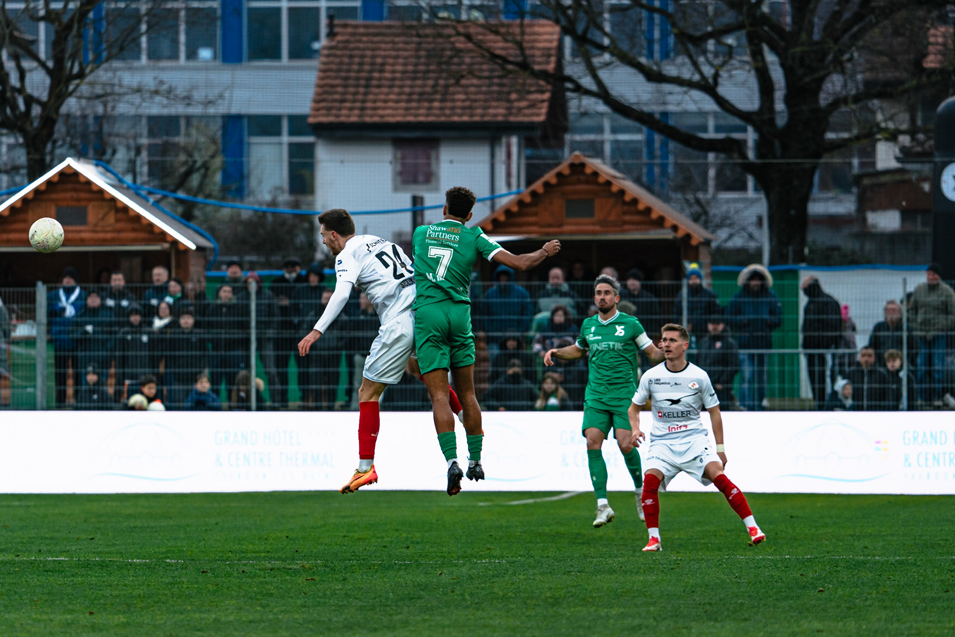 Yverdon Sport FC et FC Winterthur au Stade Municipal. (Christian António/LibsVisuals.com)
