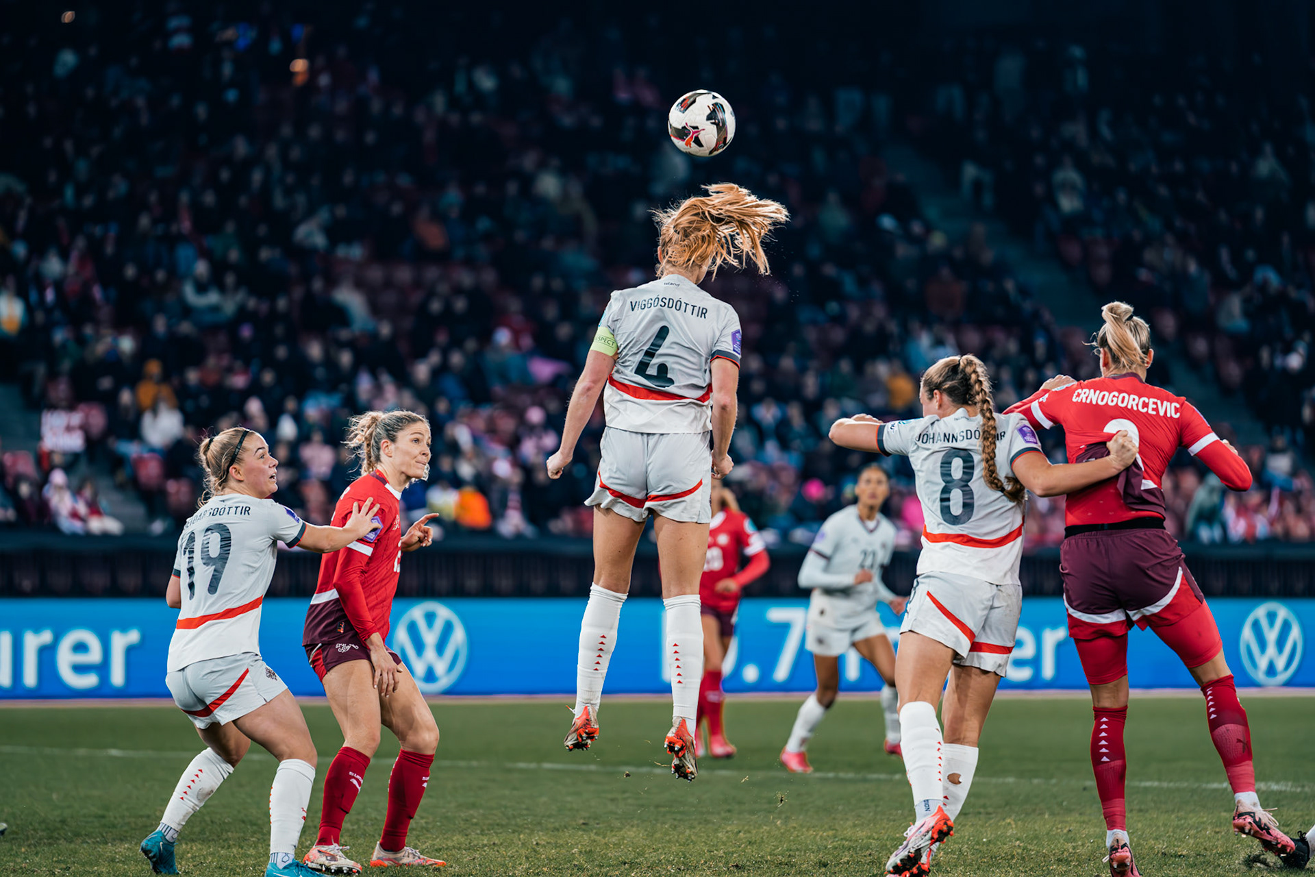 UEFA Women's Nations League Suisse - Islande au Stadion Letzigrund. (Christian António/LibsVisuals.com)