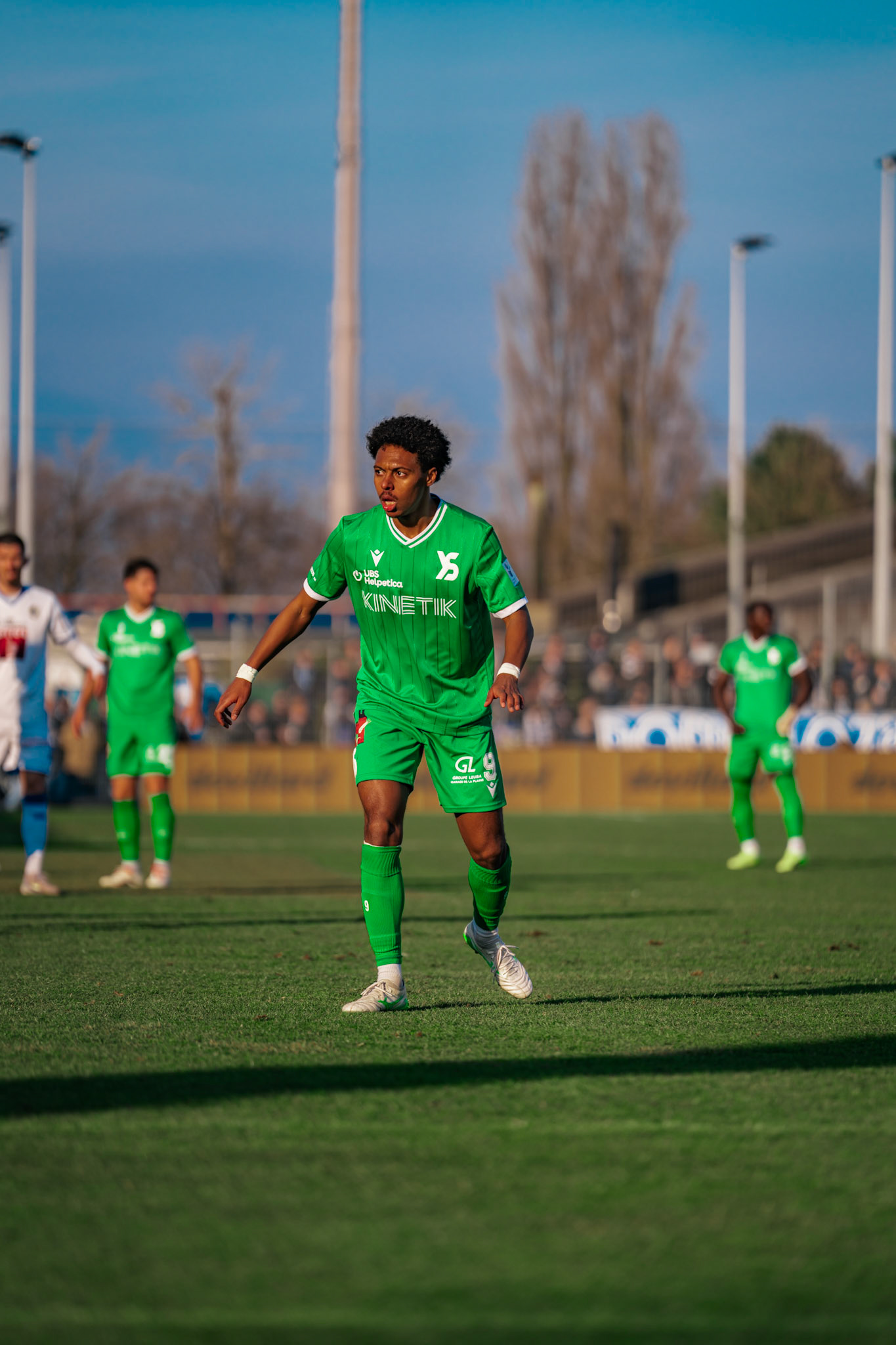 Yverdon Sport FC et FC Luzern au Stade Municipal. (Christian António/LibsVisuals.com)