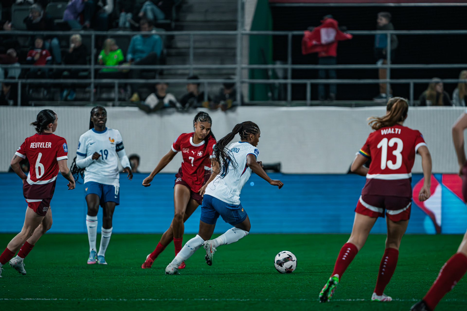 UEFA Women’s Nations League Suisse - France au Kybunpark. (Christian António/LibsVisuals.com)