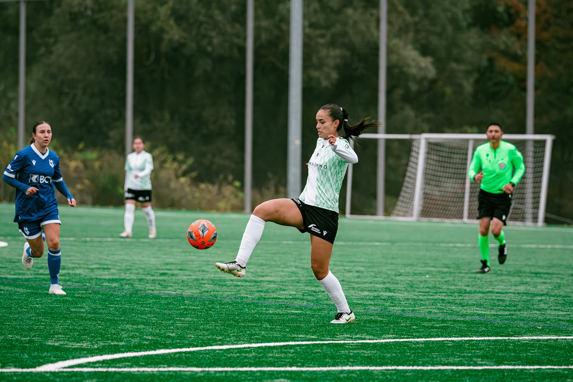 Match AXA Women’s Cup (1/16 de finale) opposant FC Lausanne-Sport et Yverdon Sport FC au Centre sportif de la Tuilière. (Christian António/LibsVisuals.com)