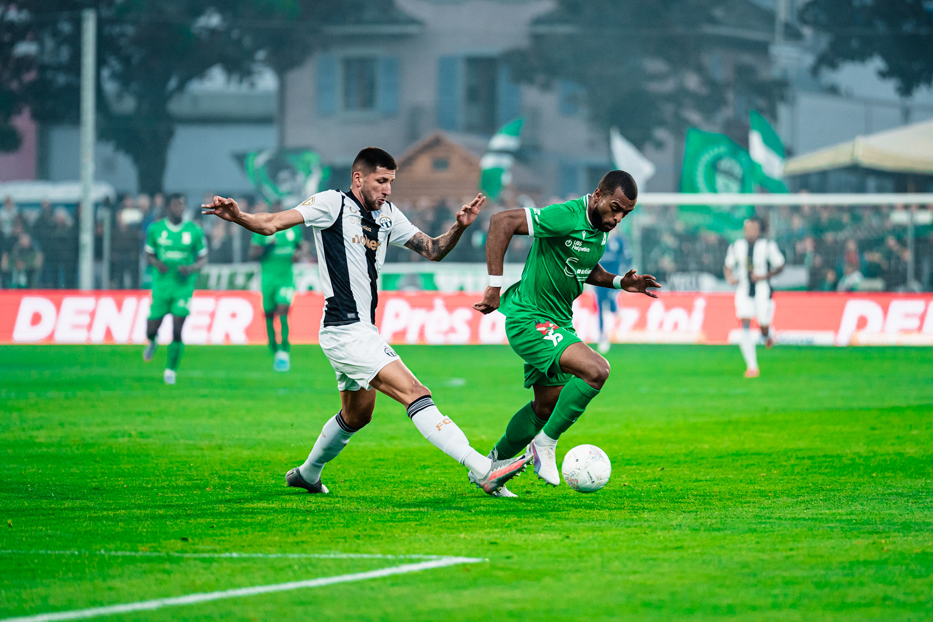 Yverdon Sport FC et FC Zürich au Stade Municipal. (Christian António/LibsVisuals.com)