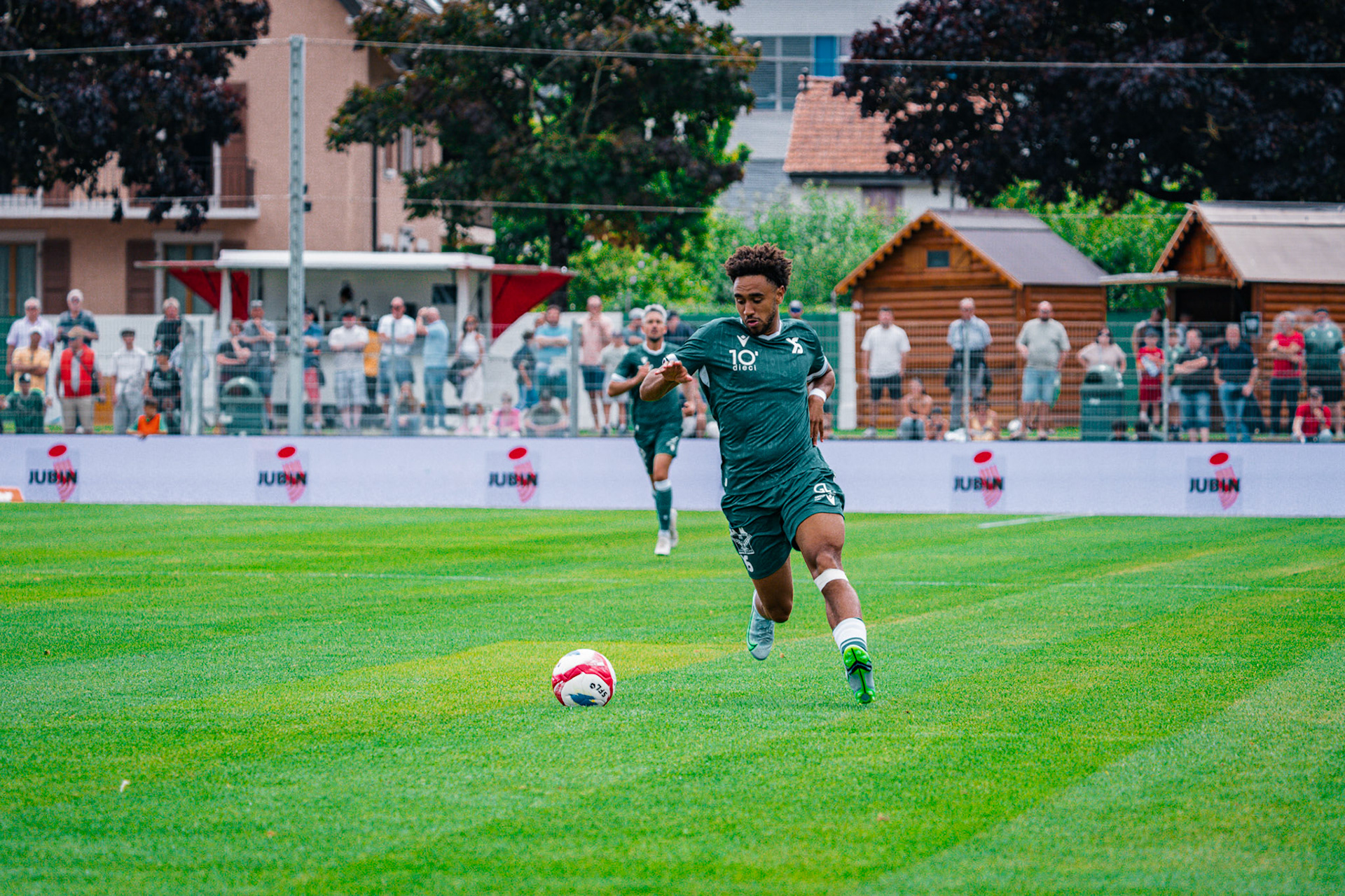 Match opposant Yverdon Sport FC face au Stade Lausanne Ouchy au Stade Municipal. (Christian António/LibsVisuals.com)