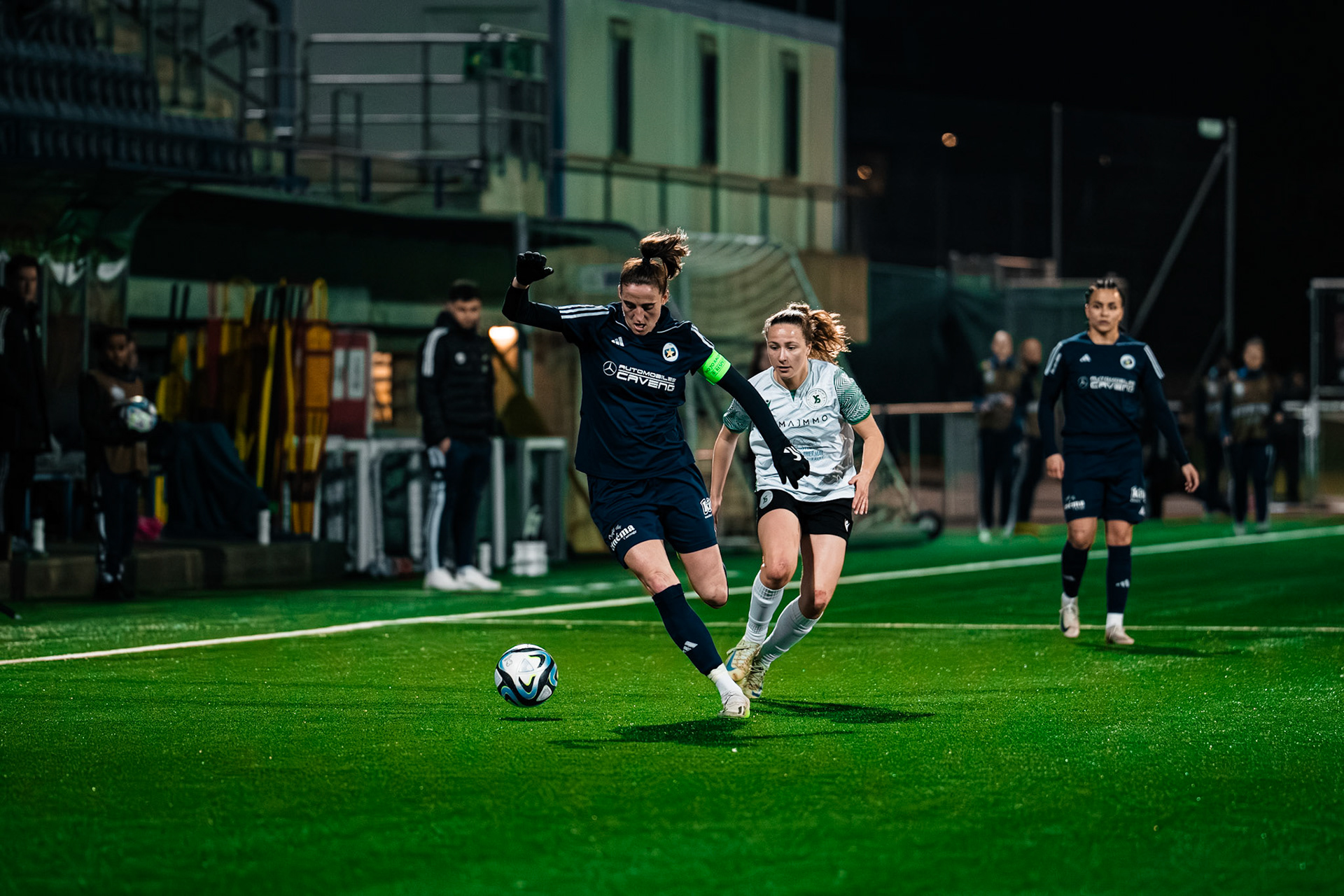 Etoile Carouge FC et Yverdon Sport FC au  Stade de la Fontenette (Christian António/LibsVisuals.com)