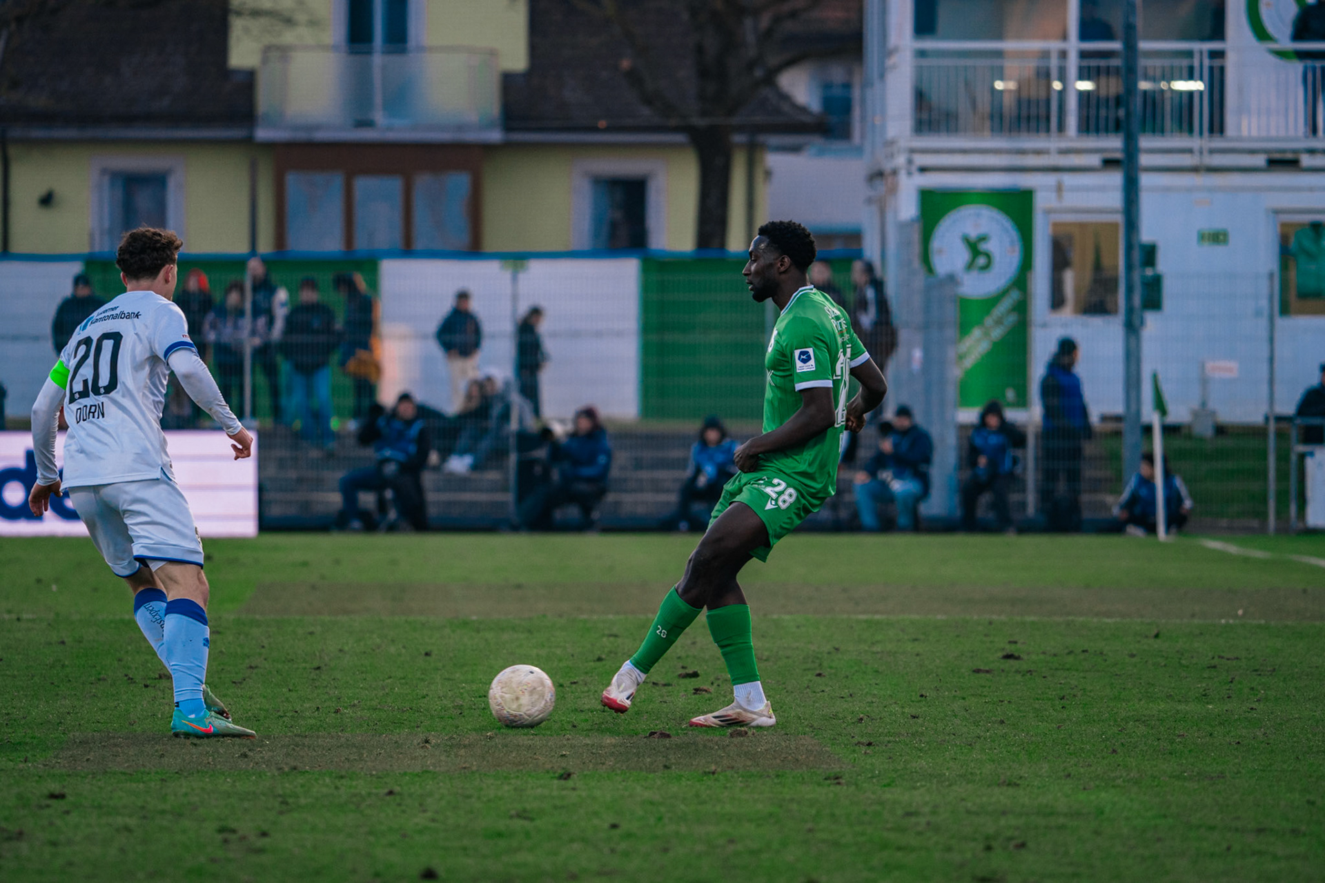 Yverdon Sport FC et FC Luzern au Stade Municipal. (Christian António/LibsVisuals.com)