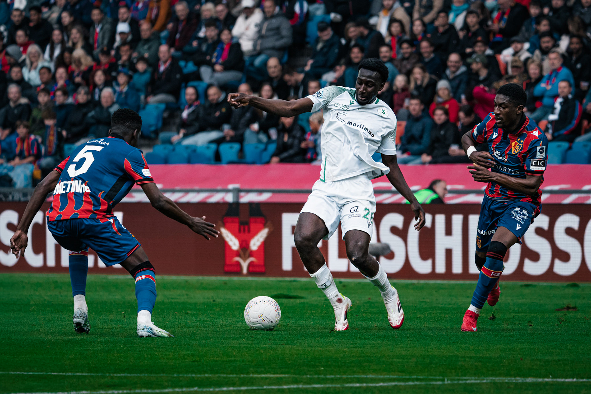 FC Basel 1893 et Yverdon Sport FC au St. Jakob-Park. (Christian António/LibsVisuals.com)