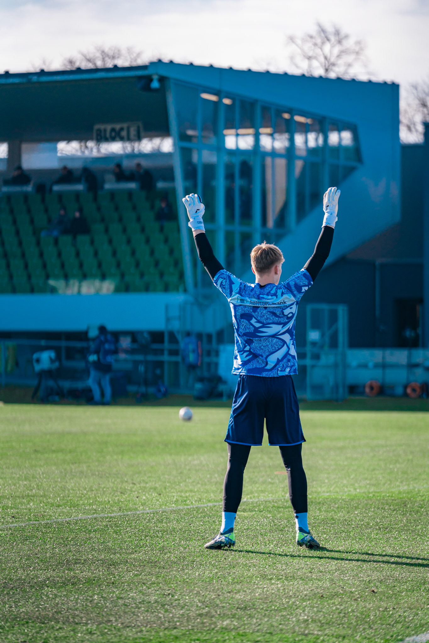 Yverdon Sport FC et FC Luzern au Stade Municipal. (Christian António/LibsVisuals.com)
