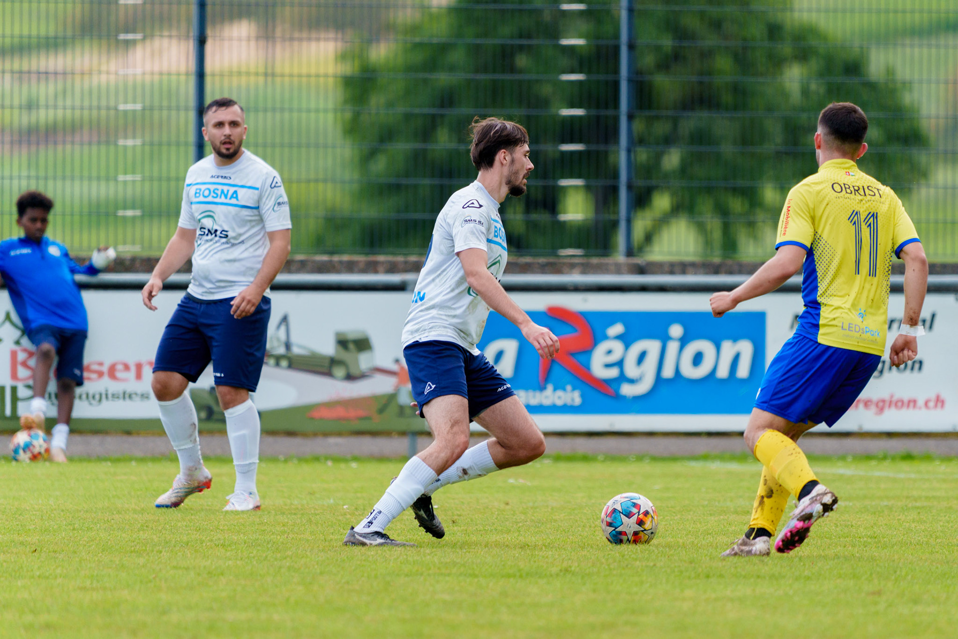 Match 2ème Ligue FC Bosna Yverdon - FC Vevey Sport II au Stade Sous-Ville à Baulmes