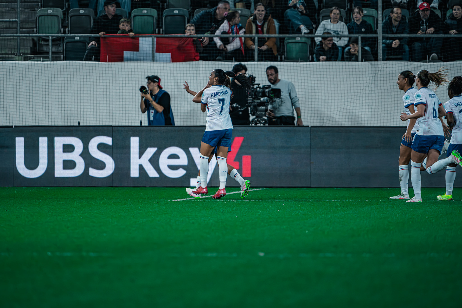 UEFA Women’s Nations League Suisse - France au Kybunpark. (Christian António/LibsVisuals.com)