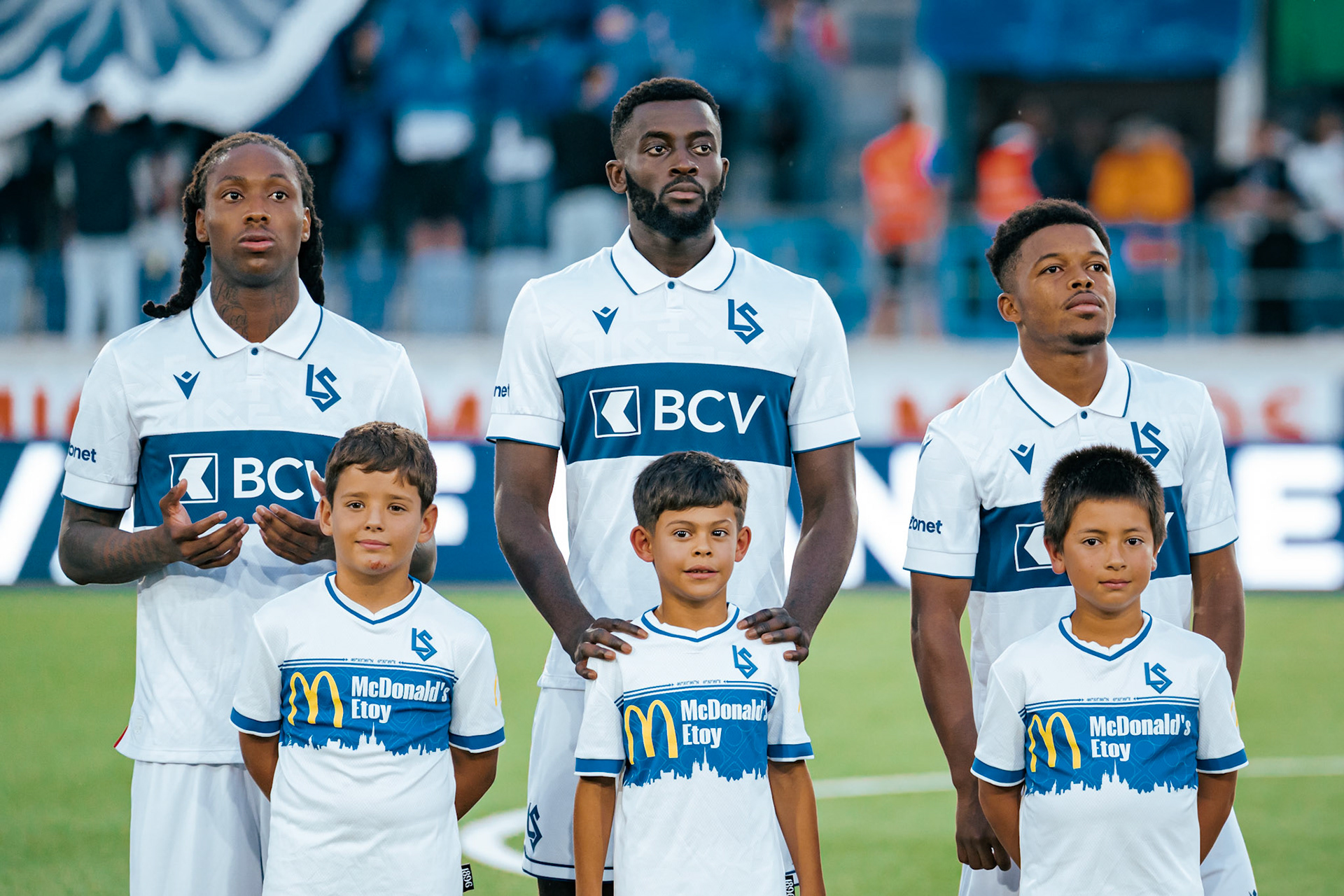 Match aller du tour de barrage de l’UEFA Europa Conference League 2025/26 opposant Lausanne-Sport et le Beşiktaş JK au Stade de la Tuilière. (Christian António/LibsVisuals.com)
