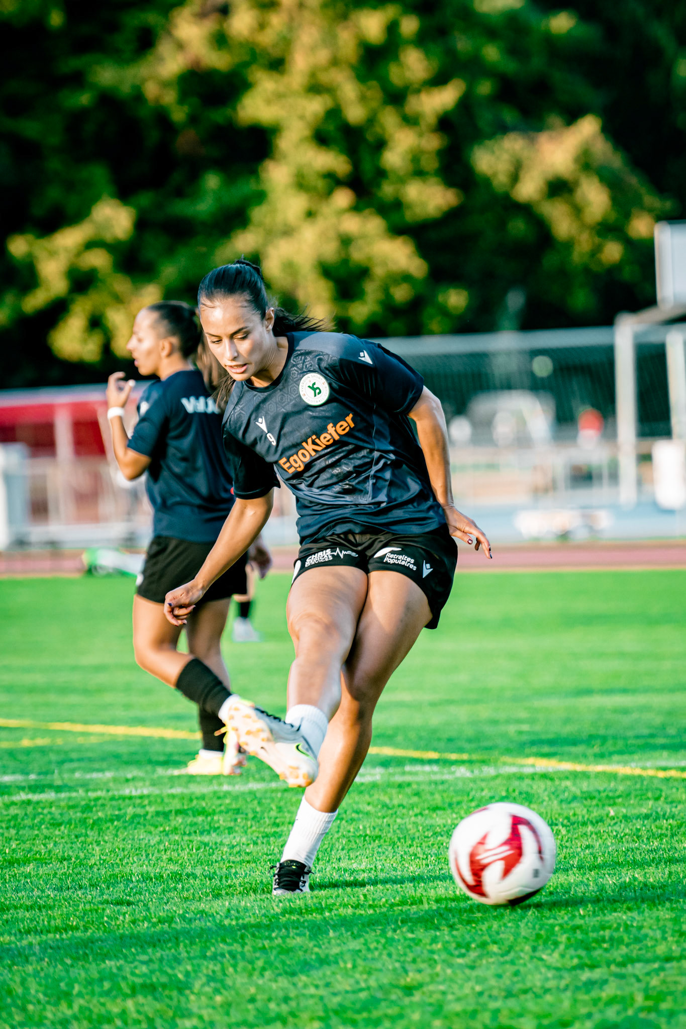 Match de championnat LNB (féminine) opposant le FC Sion Féminin à Yverdon Sport FC à l’Ancien Stand, Sion. (Christian António/LibsVisuals.com)