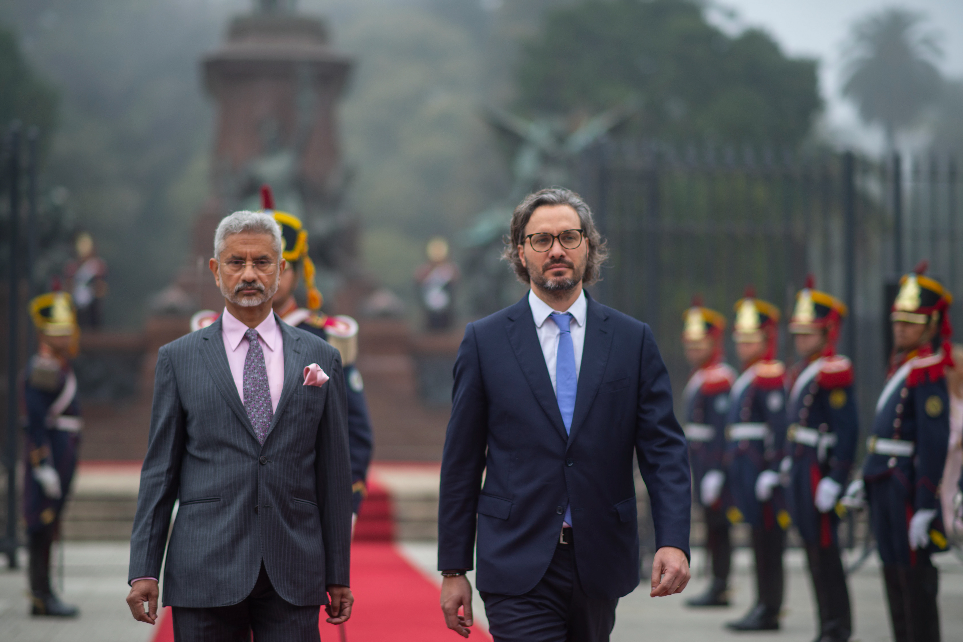 ministro de Relaciones Exteriores de la República de la India, Dr. Subrahmanyam Jaishankar y canciller Cafiero