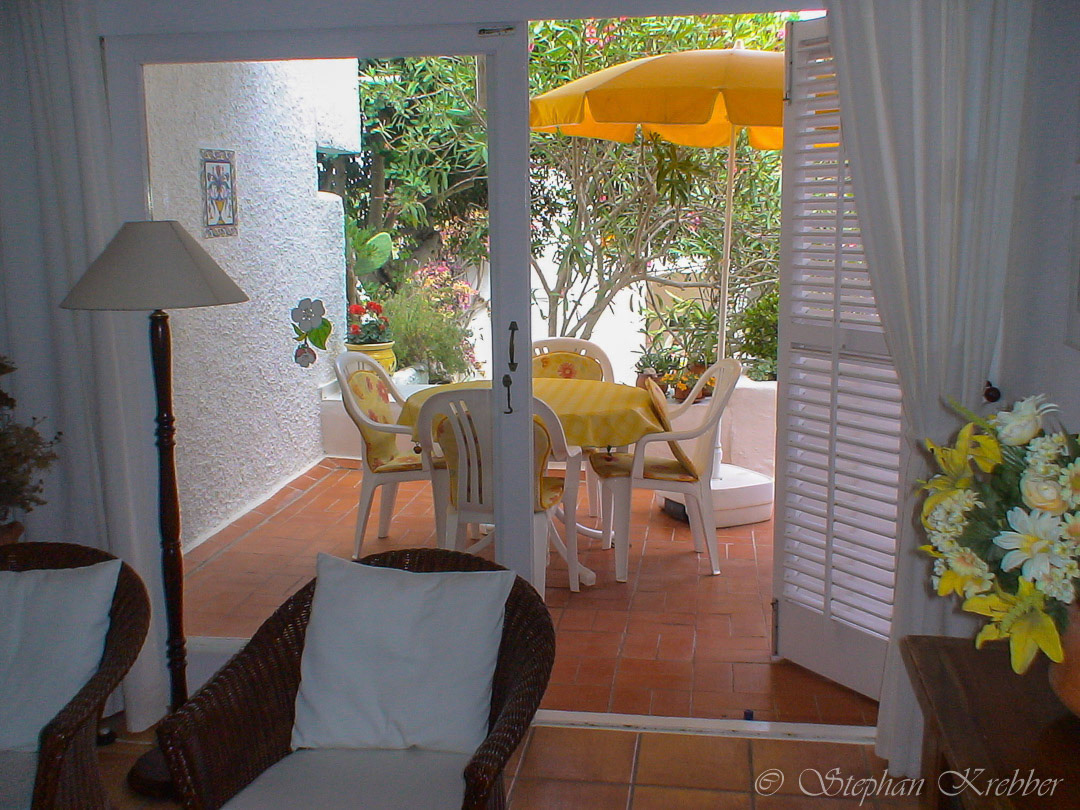 Blick auf den Balkon